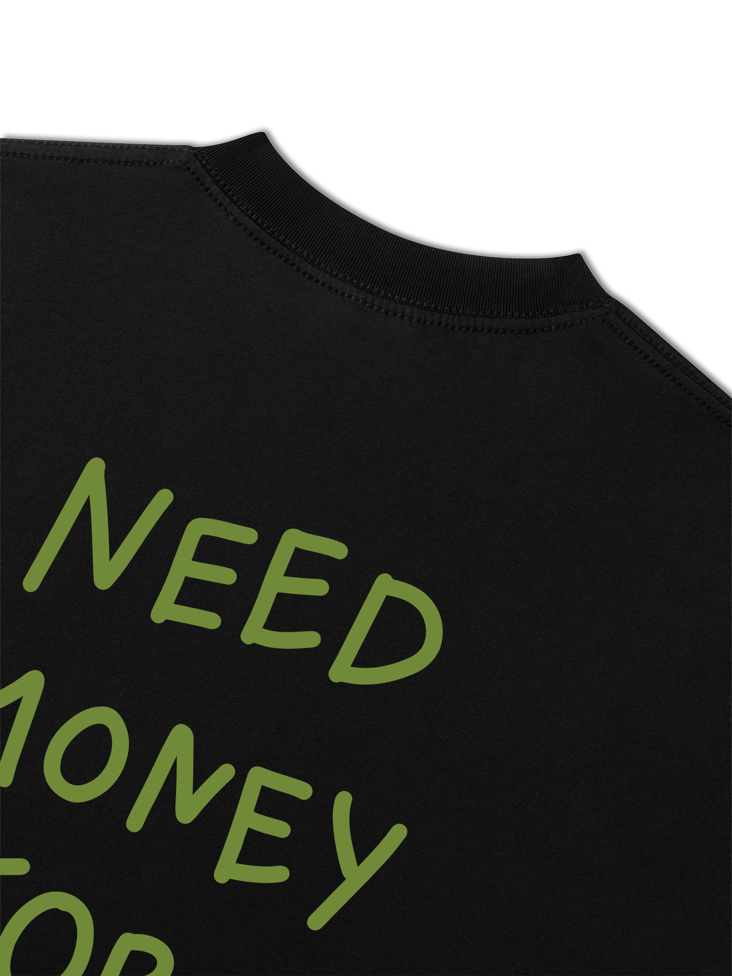 Áo Thun Relaxed Fit Daily Cup Need Money For Matcha