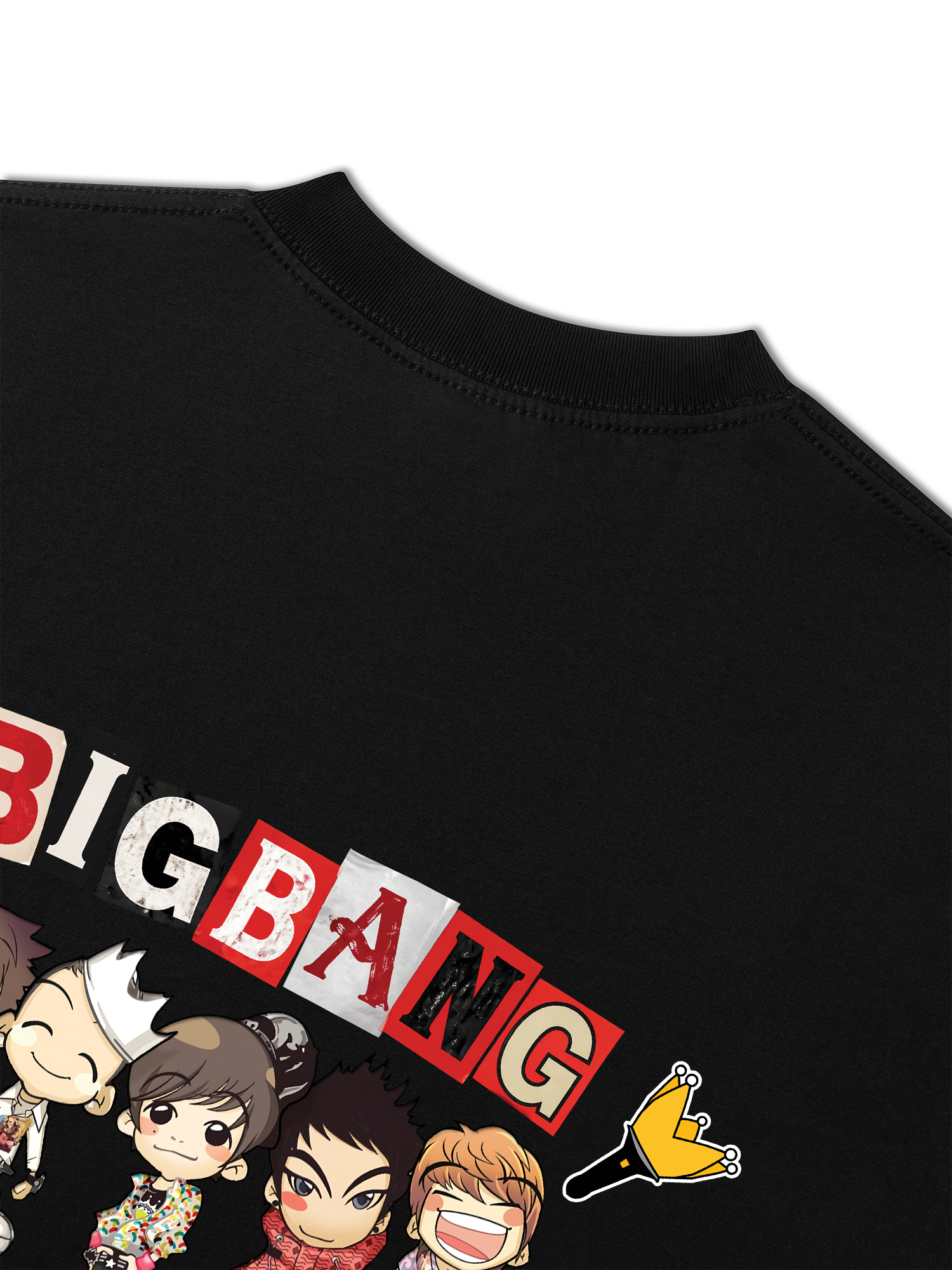 Áo Thun Relaxed Fit Idol Big Bang Futuristic Chrome Graphic Tee