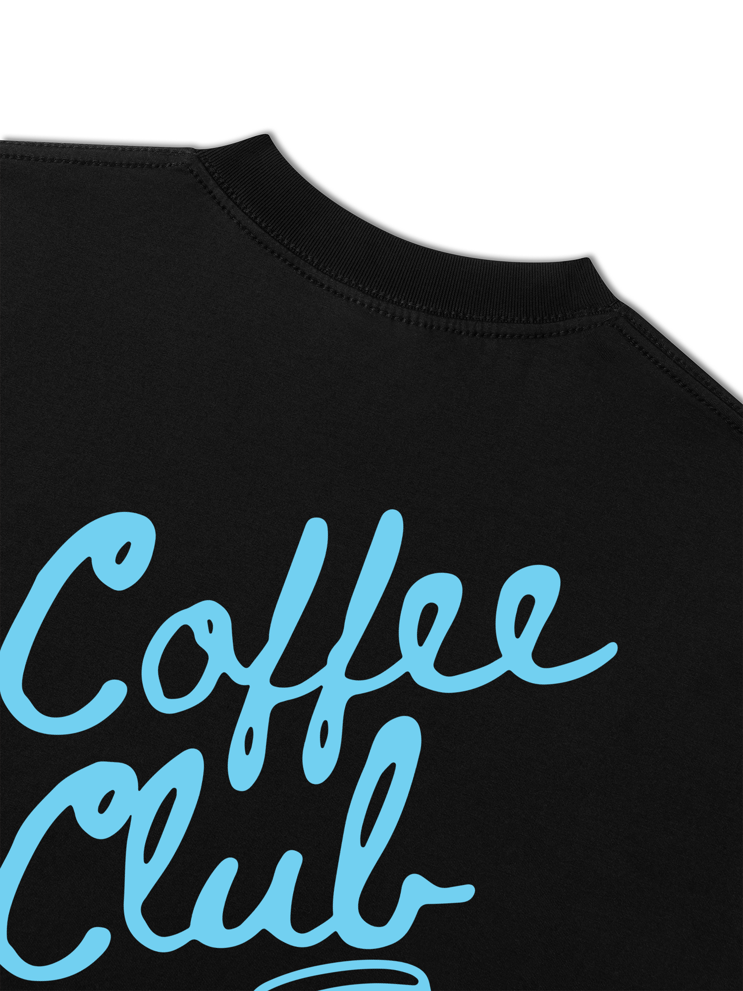 Áo Thun Relaxed Fit Coffee Club Blue
