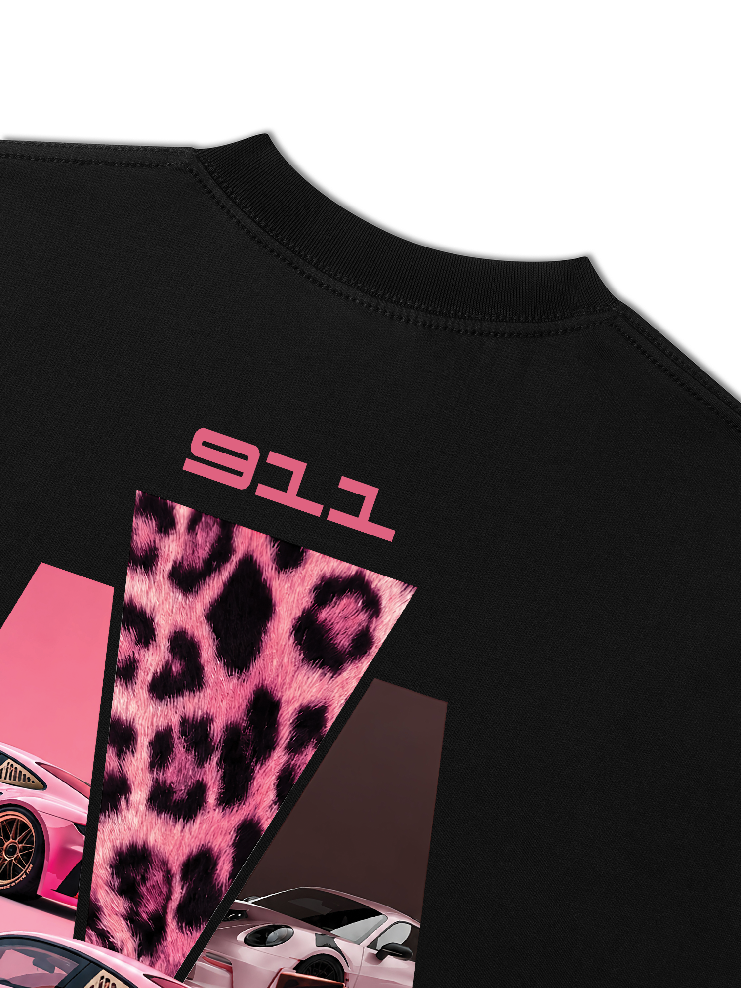 Áo Thun Relaxed Fit Leopard Pink 911