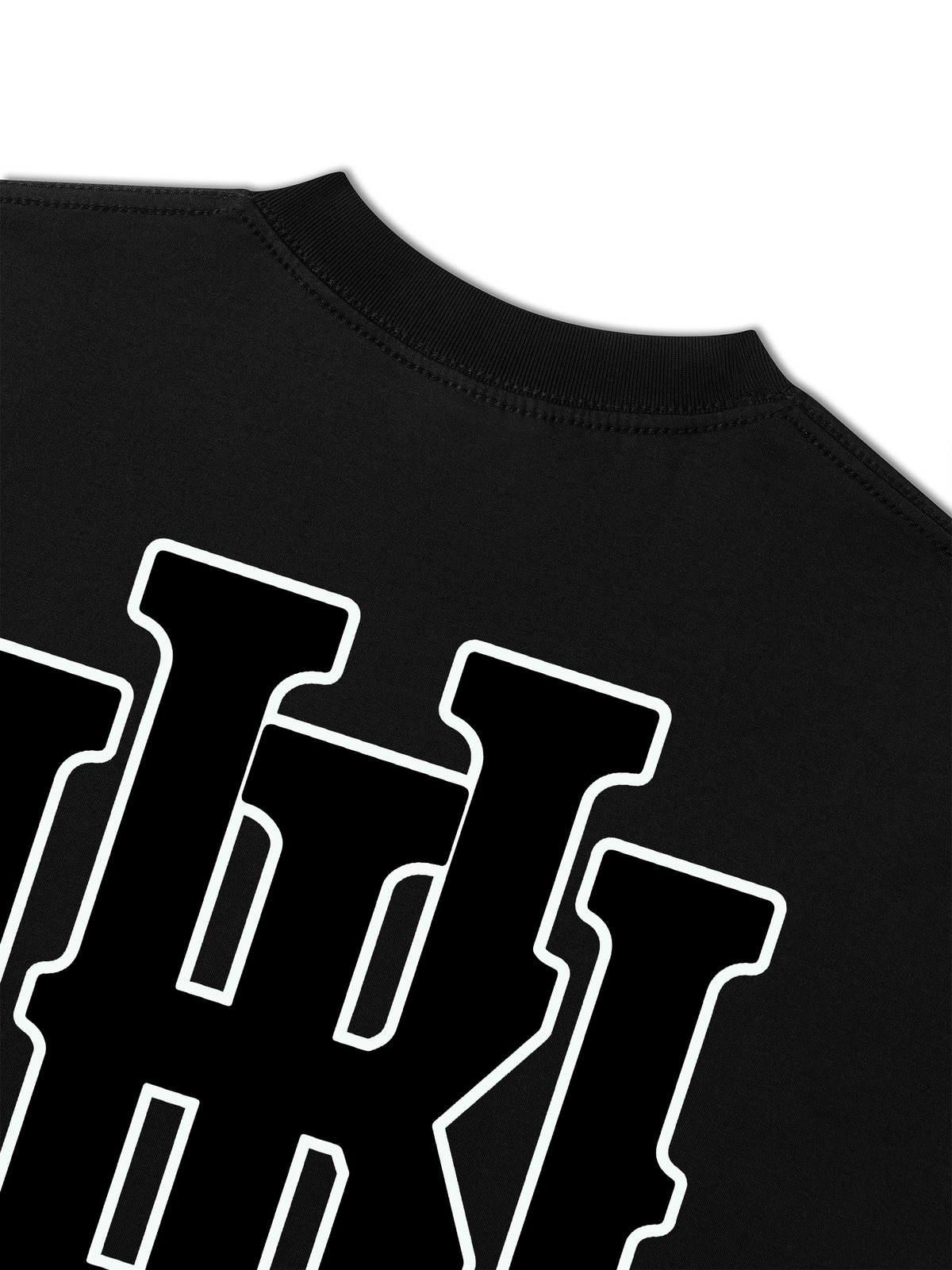 Áo Thun Relaxed Fit Master Baseball Black And White