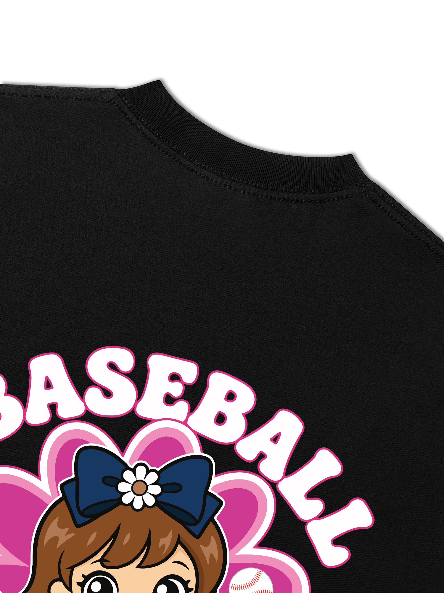Áo Thun Relaxed Fit Baseball Pink SF