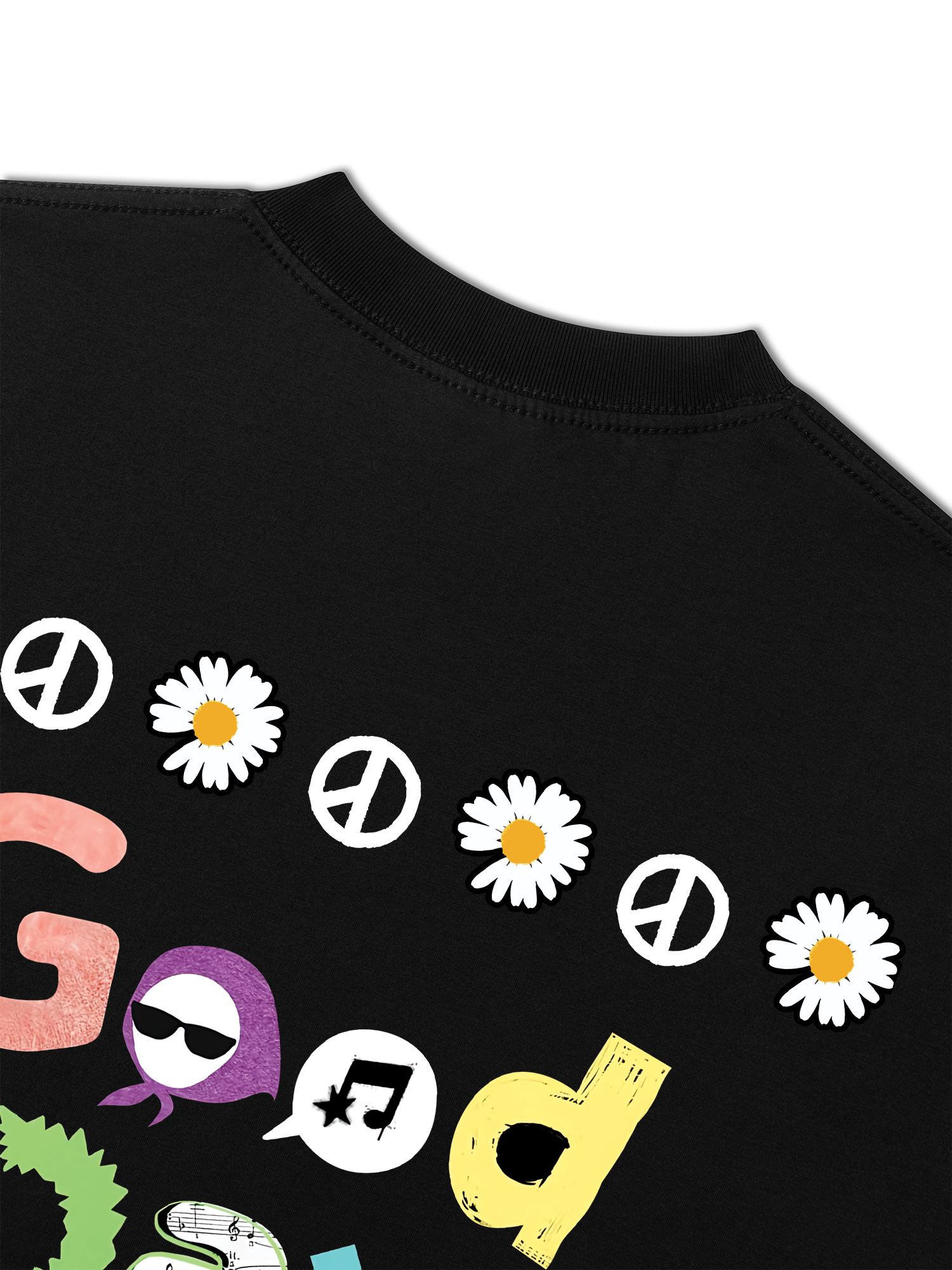 Áo Thun Relaxed Fit Idol G-Dragon Flower Peace Shirt