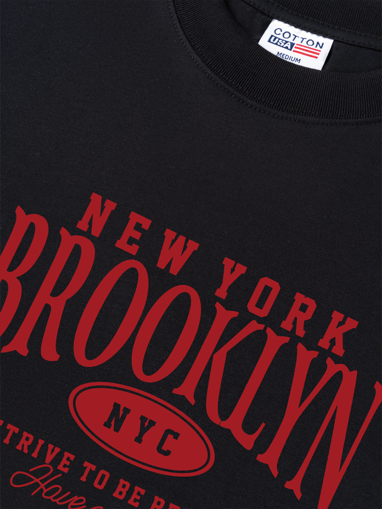 Áo Thun Relaxed Fit City New York Brooklyn