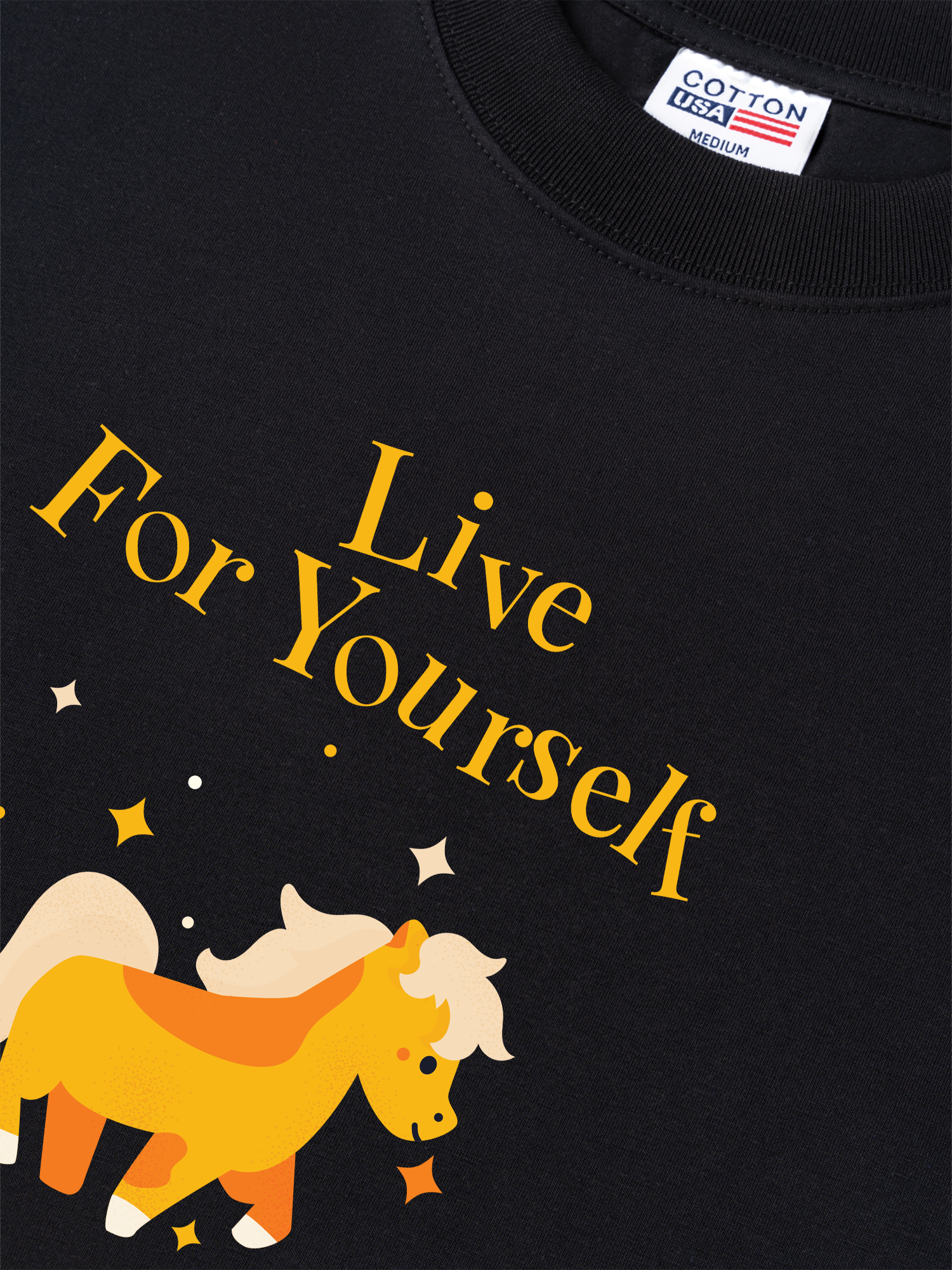 Áo Thun Relaxed Fit Live For Yourself