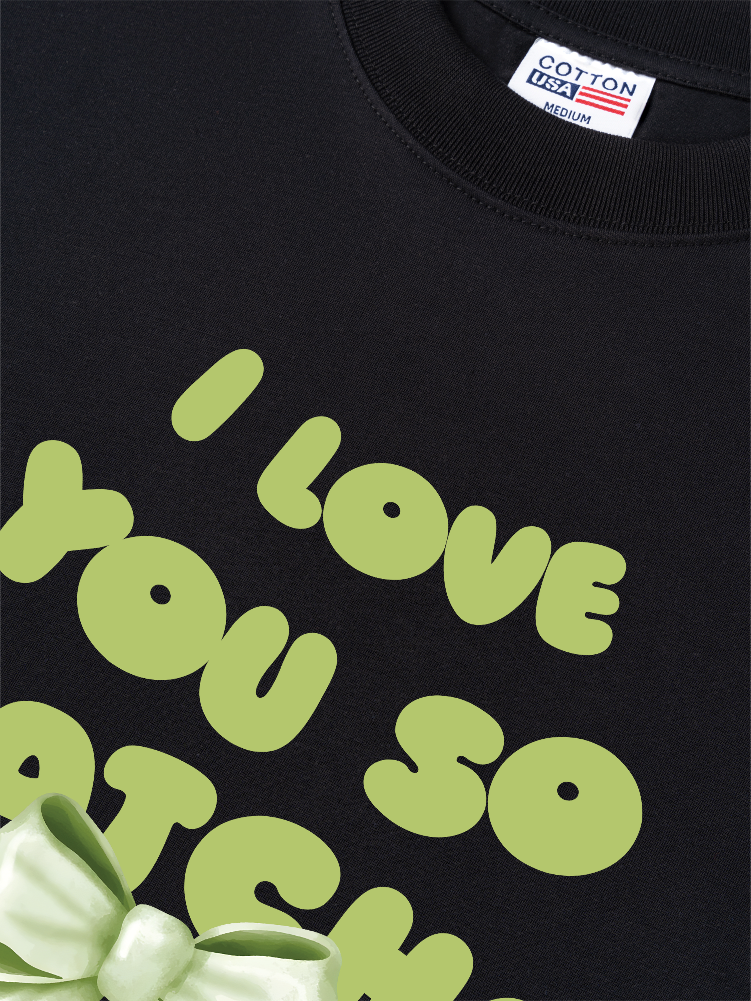 Áo Thun Relaxed Fit Daily Cup I Love You So Matcha