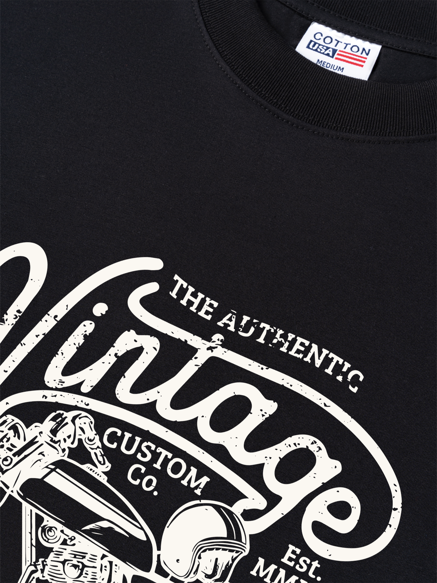 Áo Thun Relaxed Fit Motorbike The Authenic Motorcycle