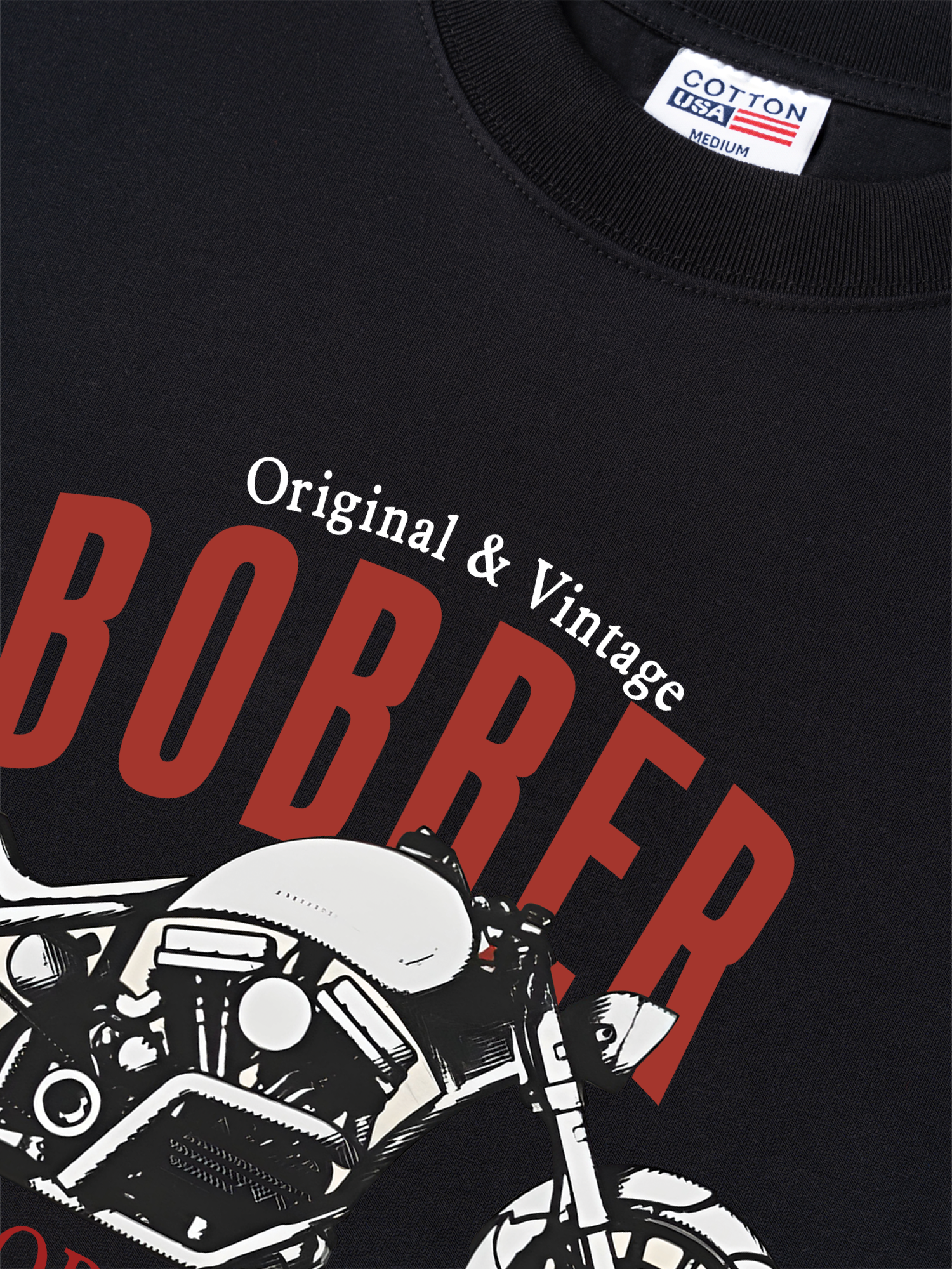 Áo Thun Relaxed Fit Motorbike Original Vintage BOBBER