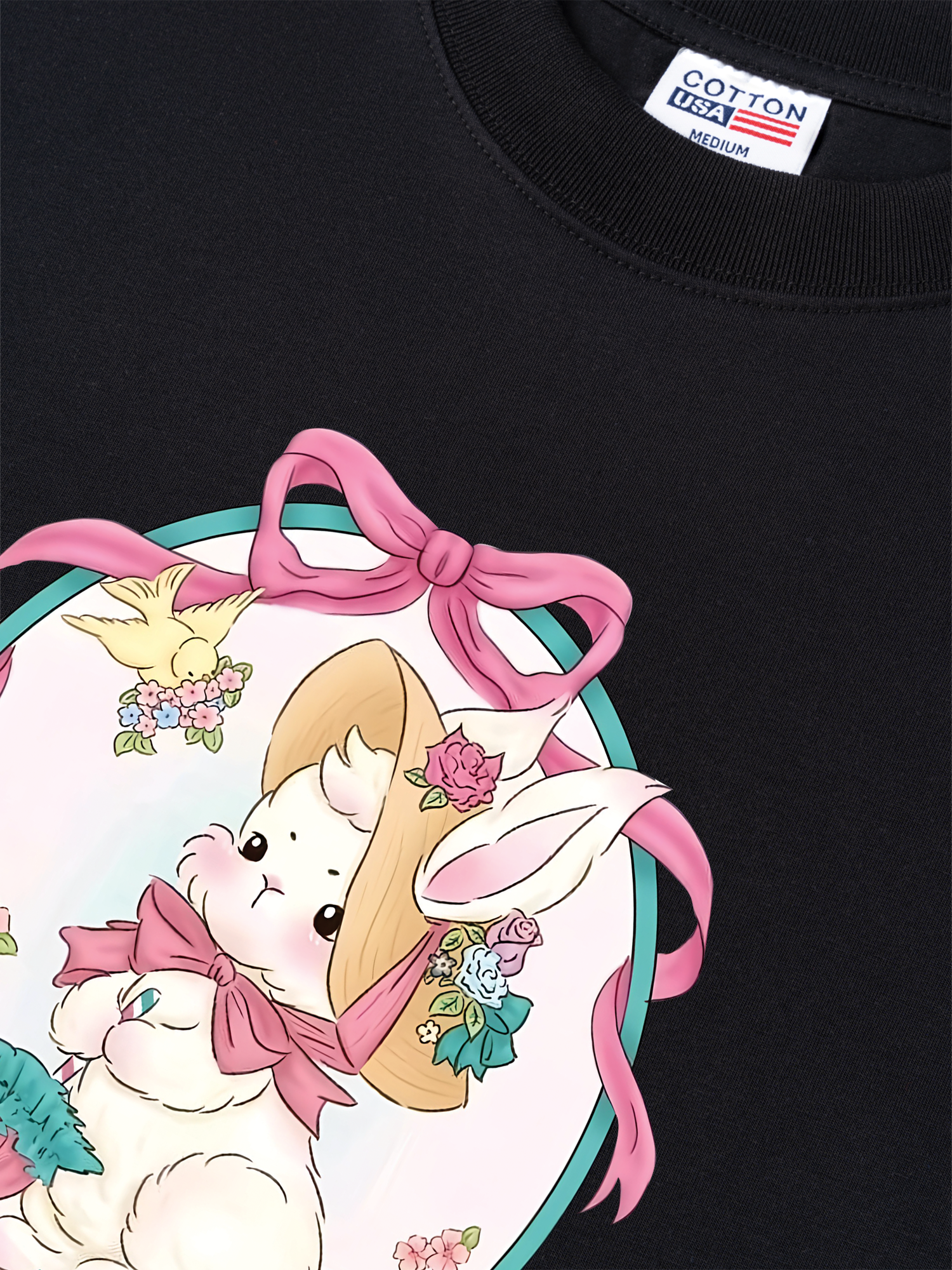 Áo Thun Relaxed Fit Sweetie Ribbon