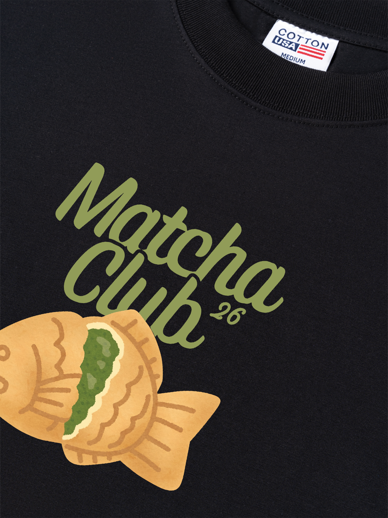 Áo Thun Relaxed Fit Matcha Club