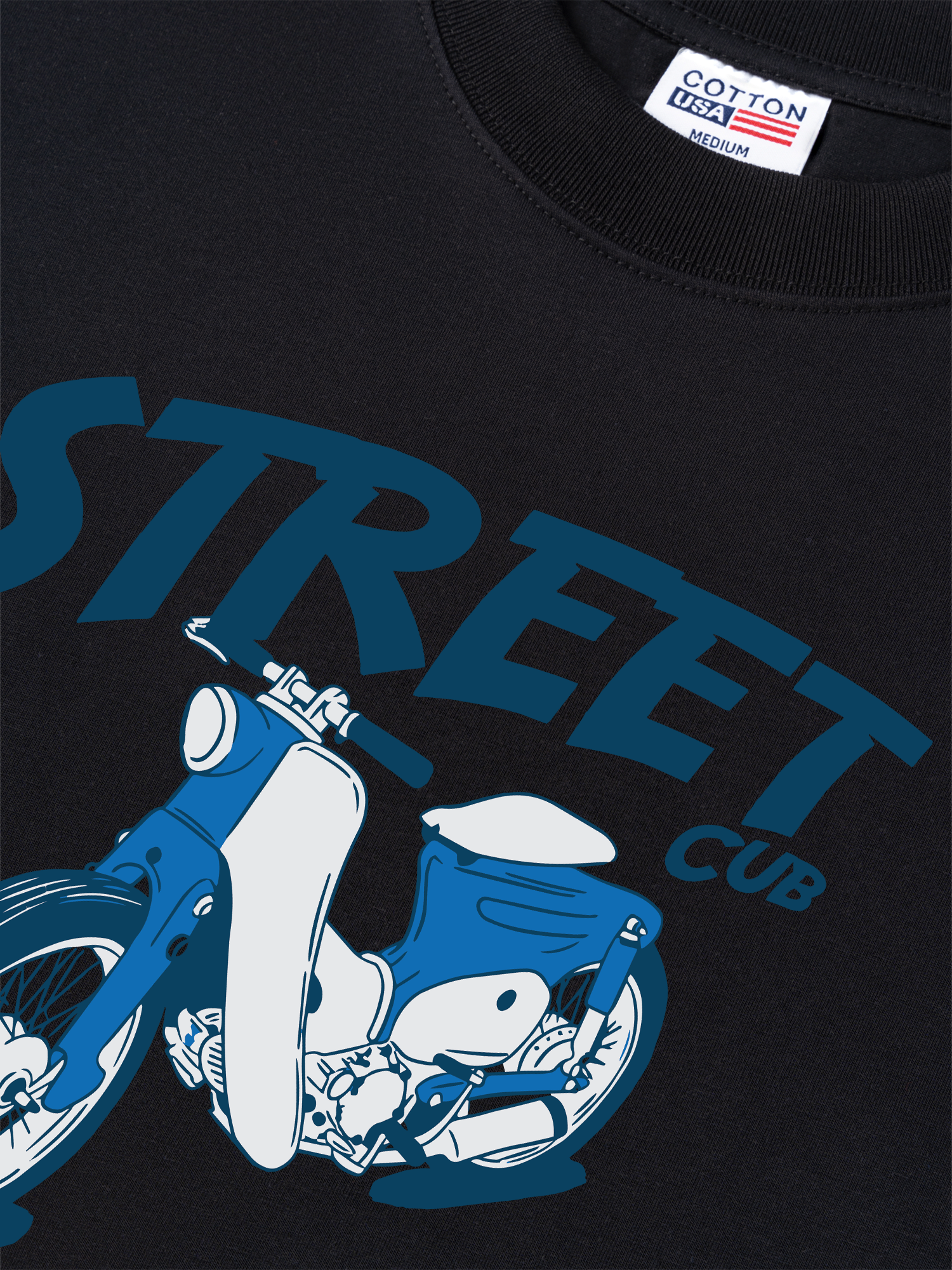 Áo Thun Relaxed Fit Motorbike Street Cub