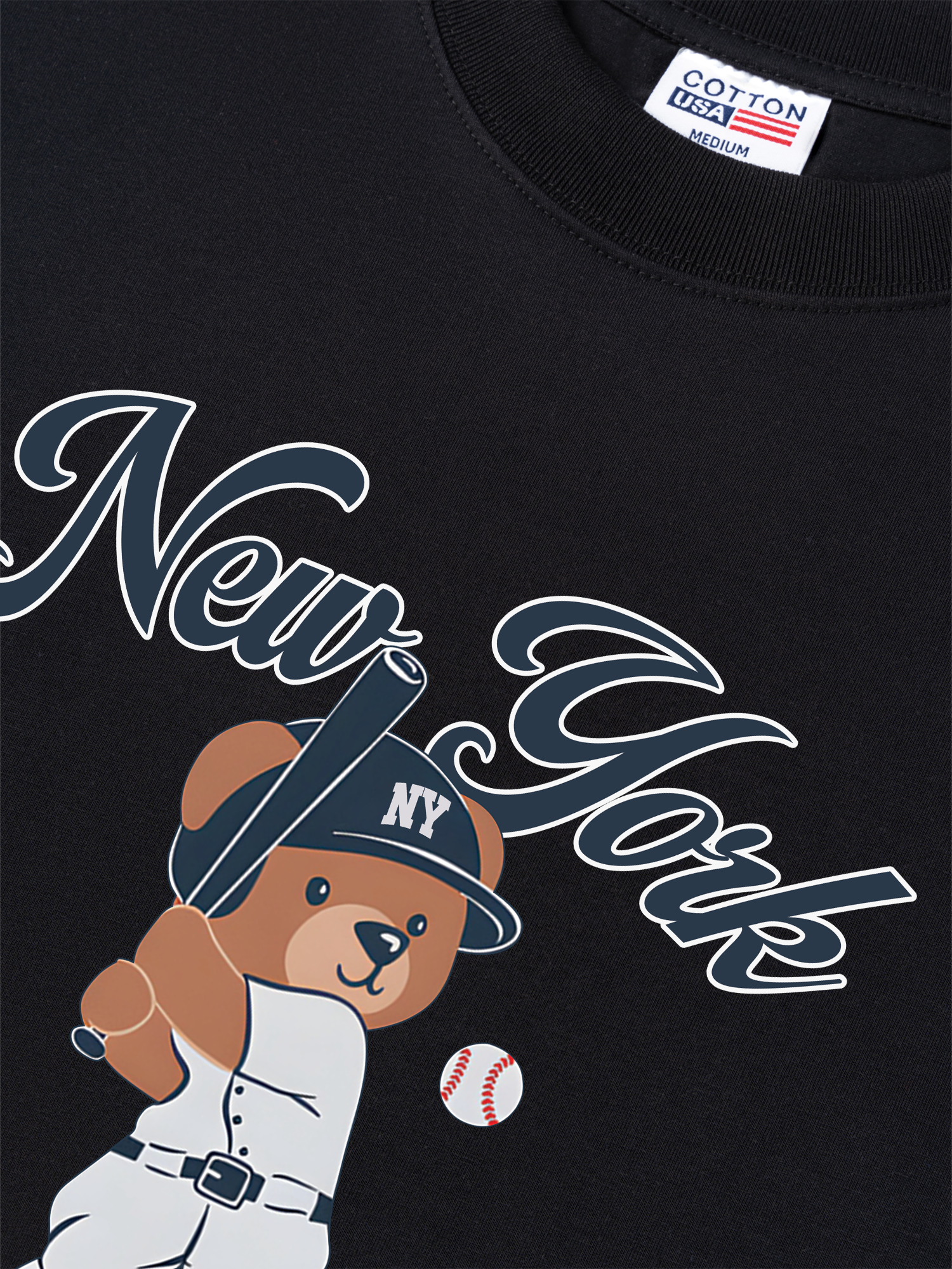 Áo Thun Relaxed Fit Baseball Bear
