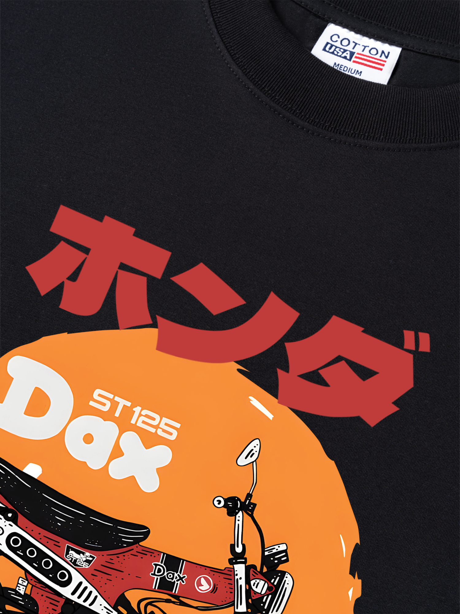 Áo Thun Relaxed Fit Motorbike Honda ST125 Dax