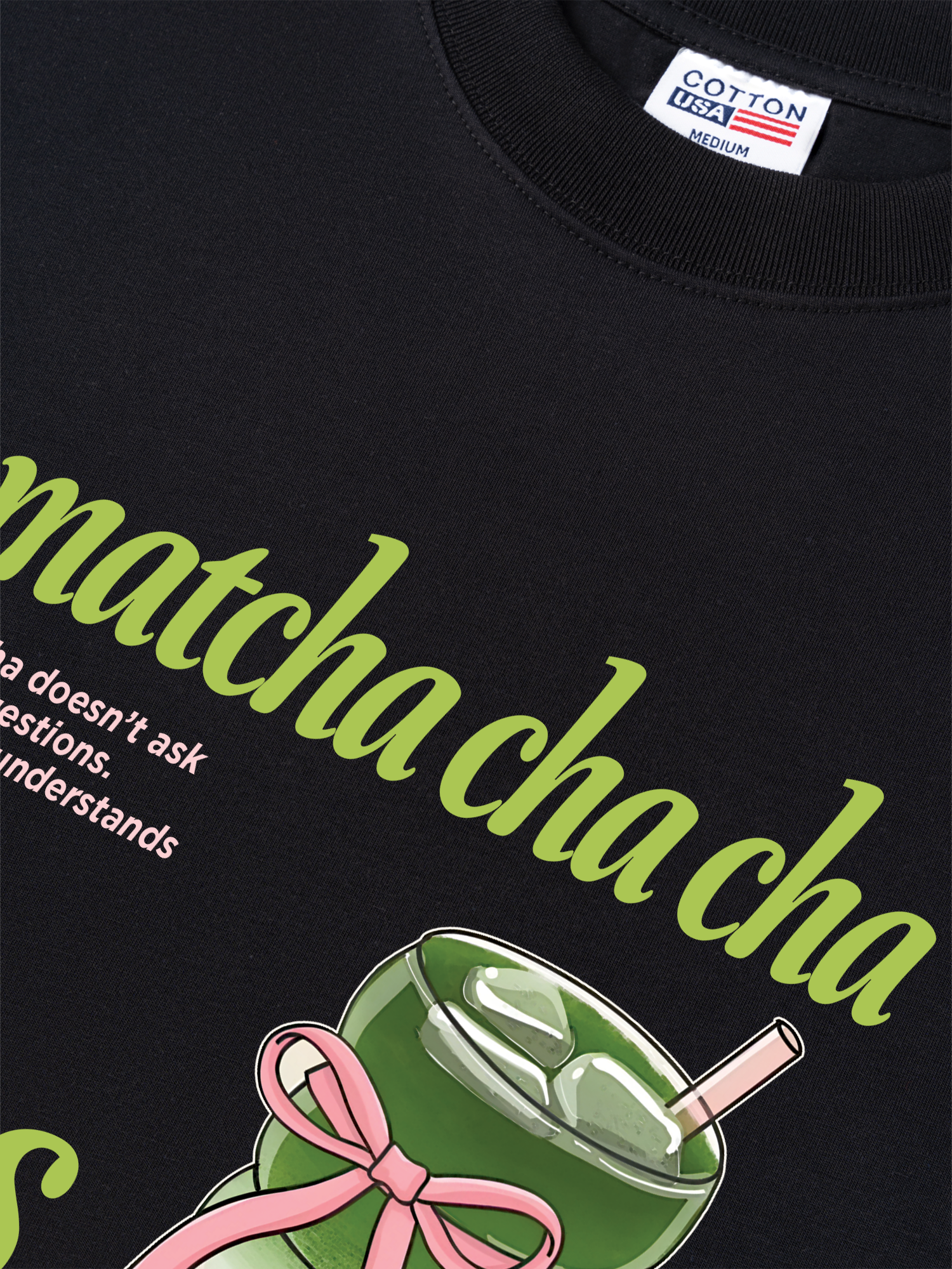 Áo Thun Relaxed Fit Daily Cup Matcha Understand