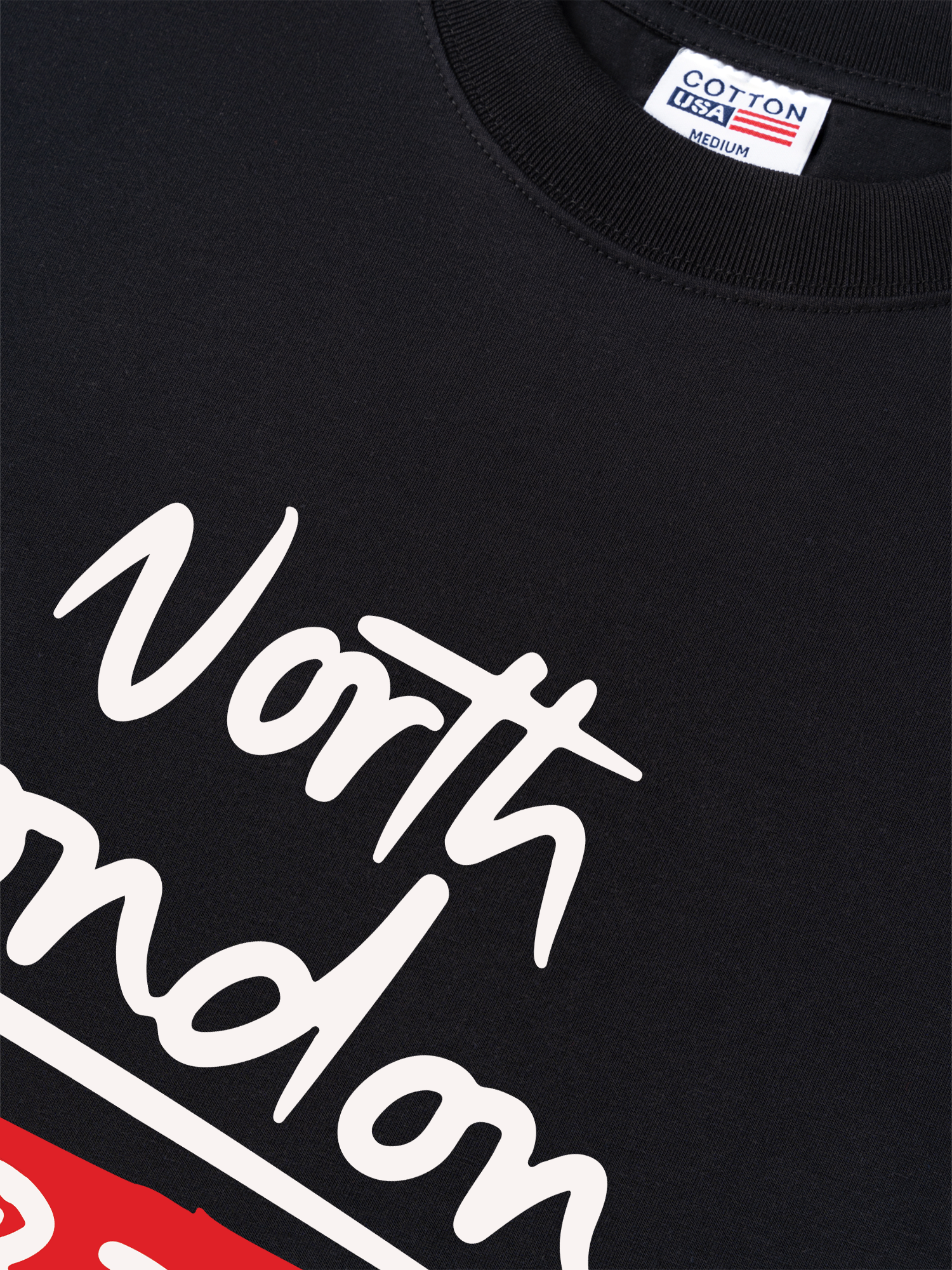 Áo Thun Relaxed Fit Soccer North London Is Red