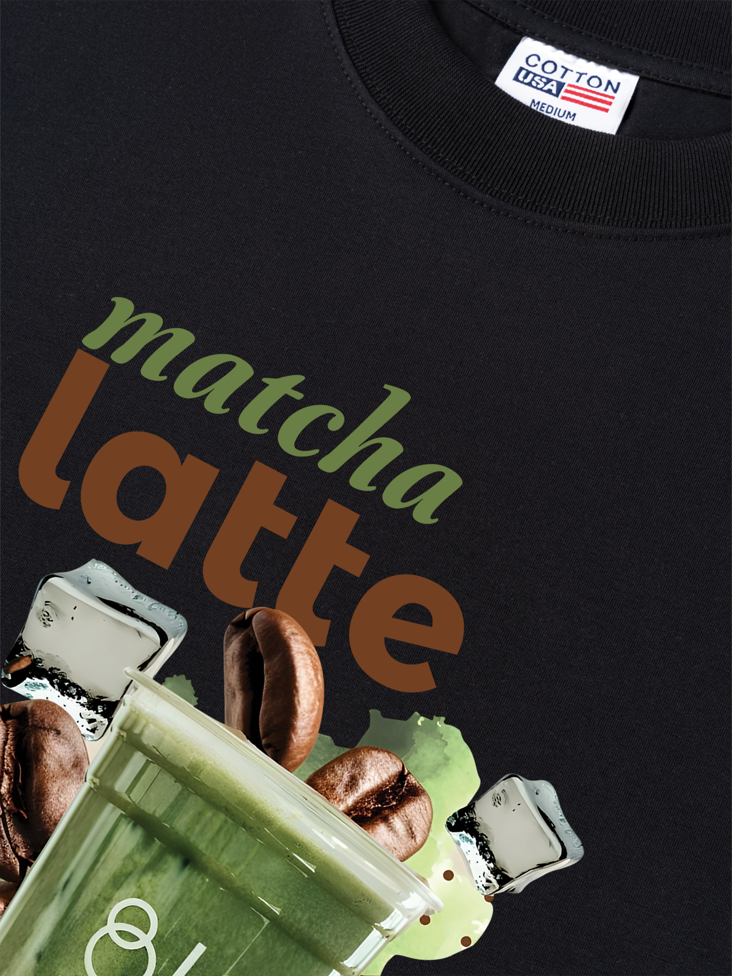 Áo Thun Relaxed Fit Daily Cup Matcha Latte