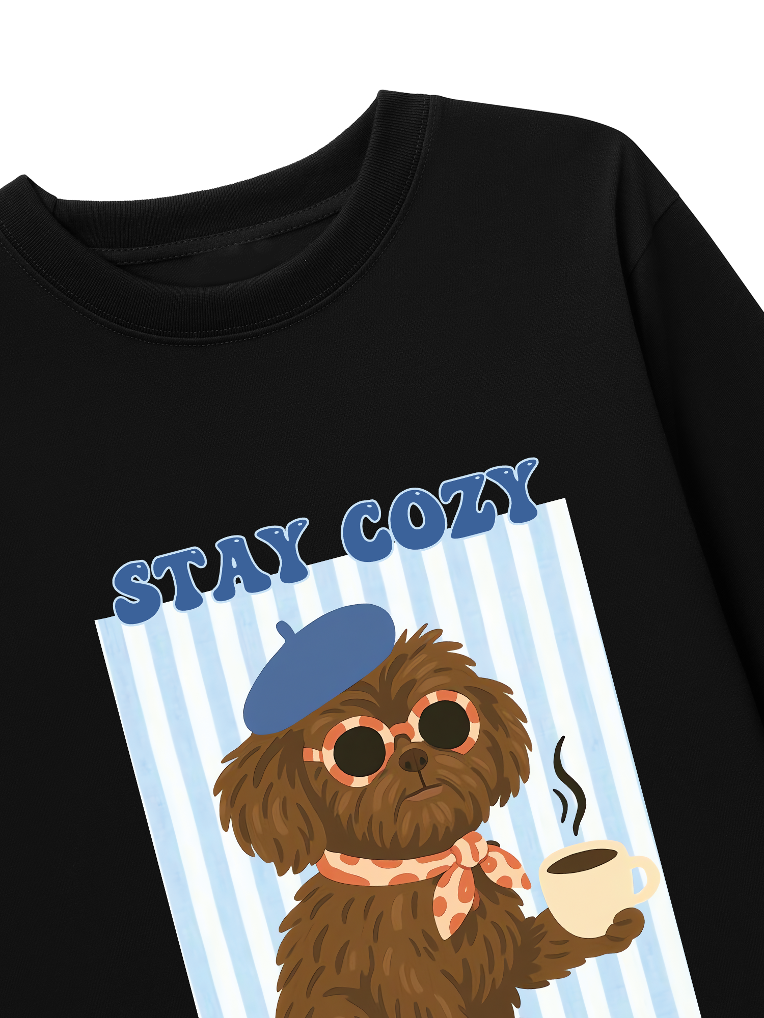 Áo Thun Dài Tay Stay Cozy Cute Puppy