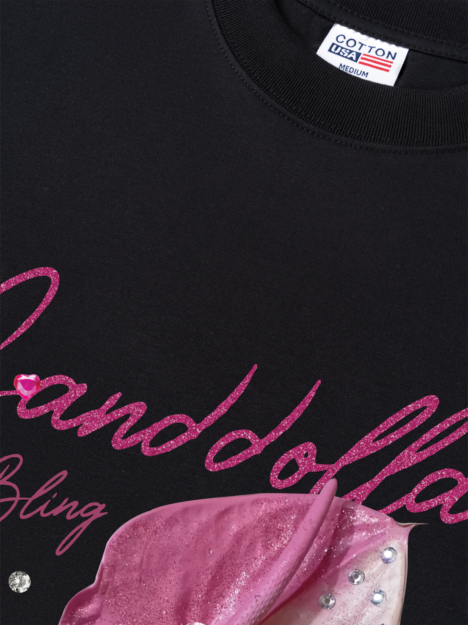 Áo Thun Relaxed Fit Bling Sand Dolla Retro