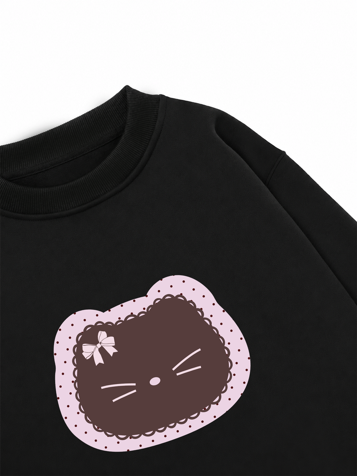 Áo Sweater Nỉ Hai Da Dotty Mood Cute Cat