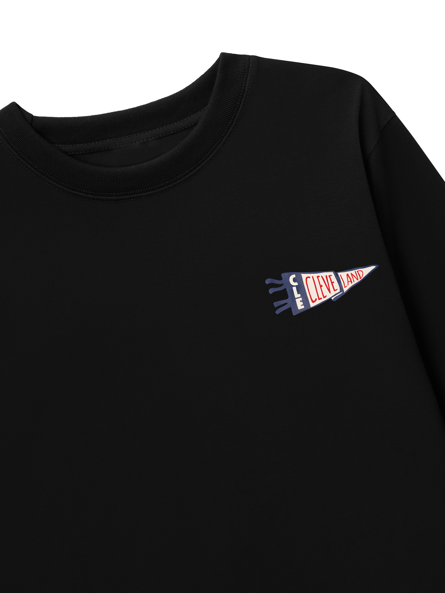 Áo Thun Dài Tay Baseball Cleve Land