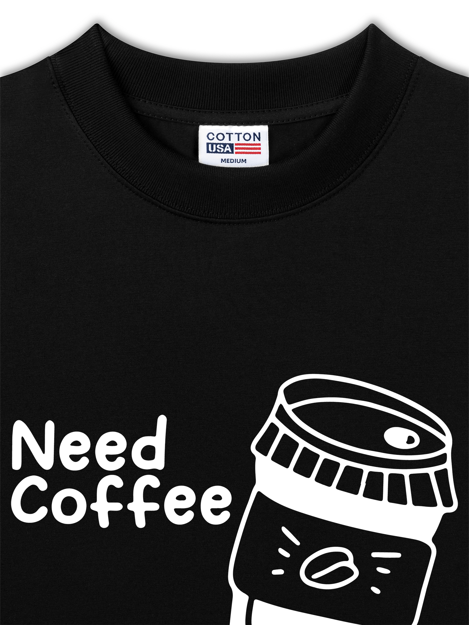 Áo Thun Relaxed Fit Daily Cup Need Coffee