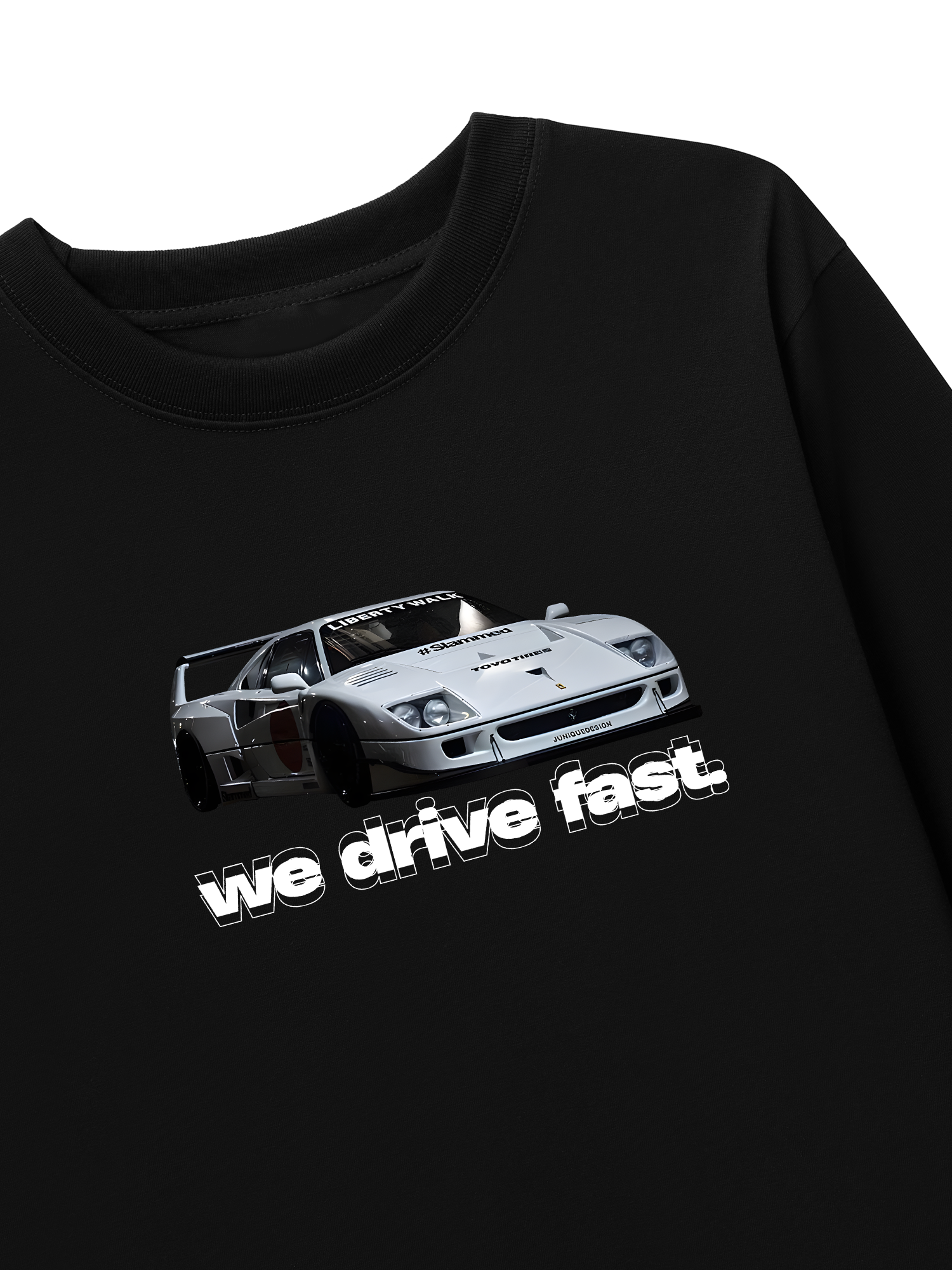 Áo Thun Dài Tay Ferrari We Drive Fast