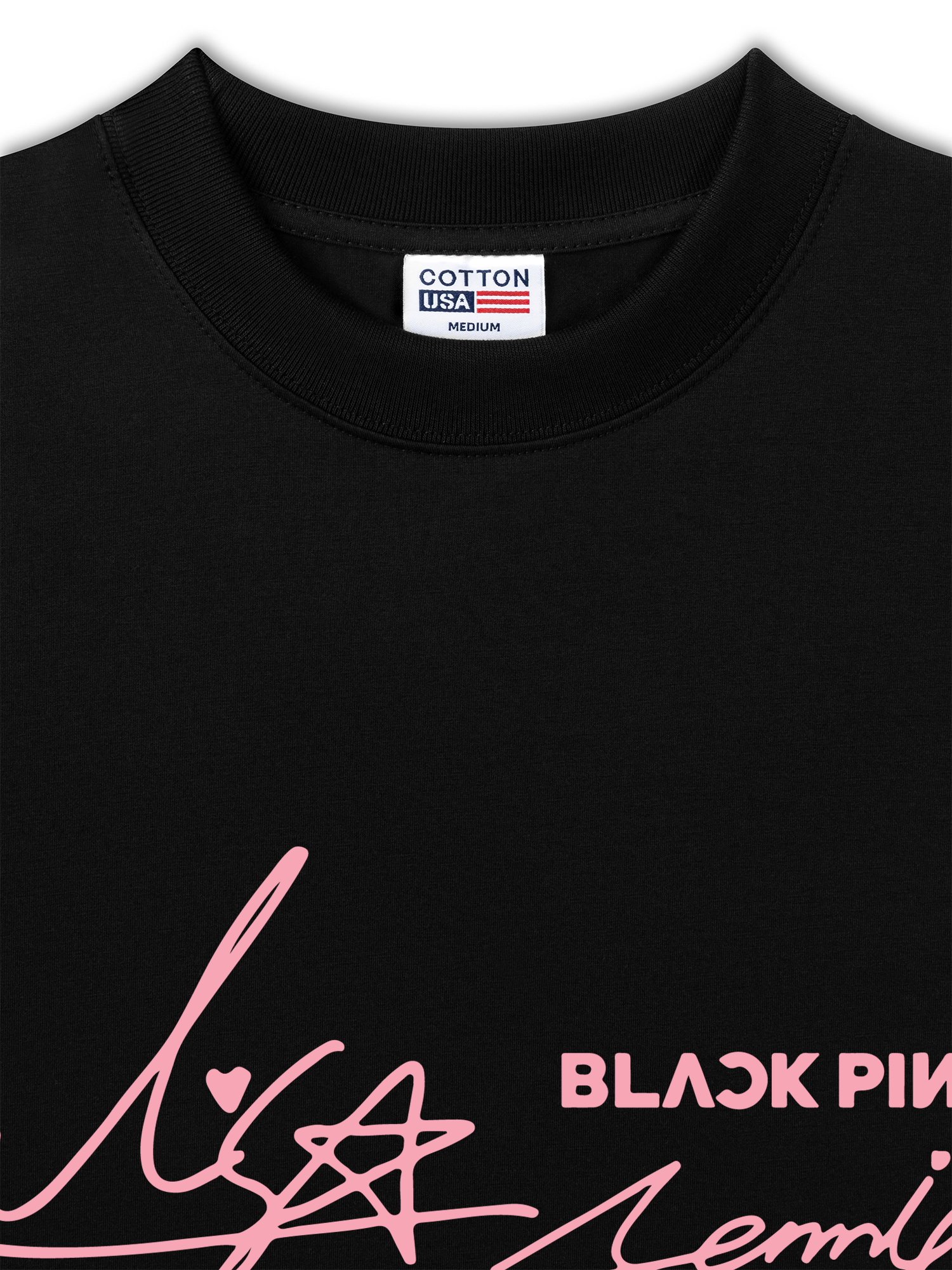 Áo Thun Relaxed Fit Idols BlackPink Sign