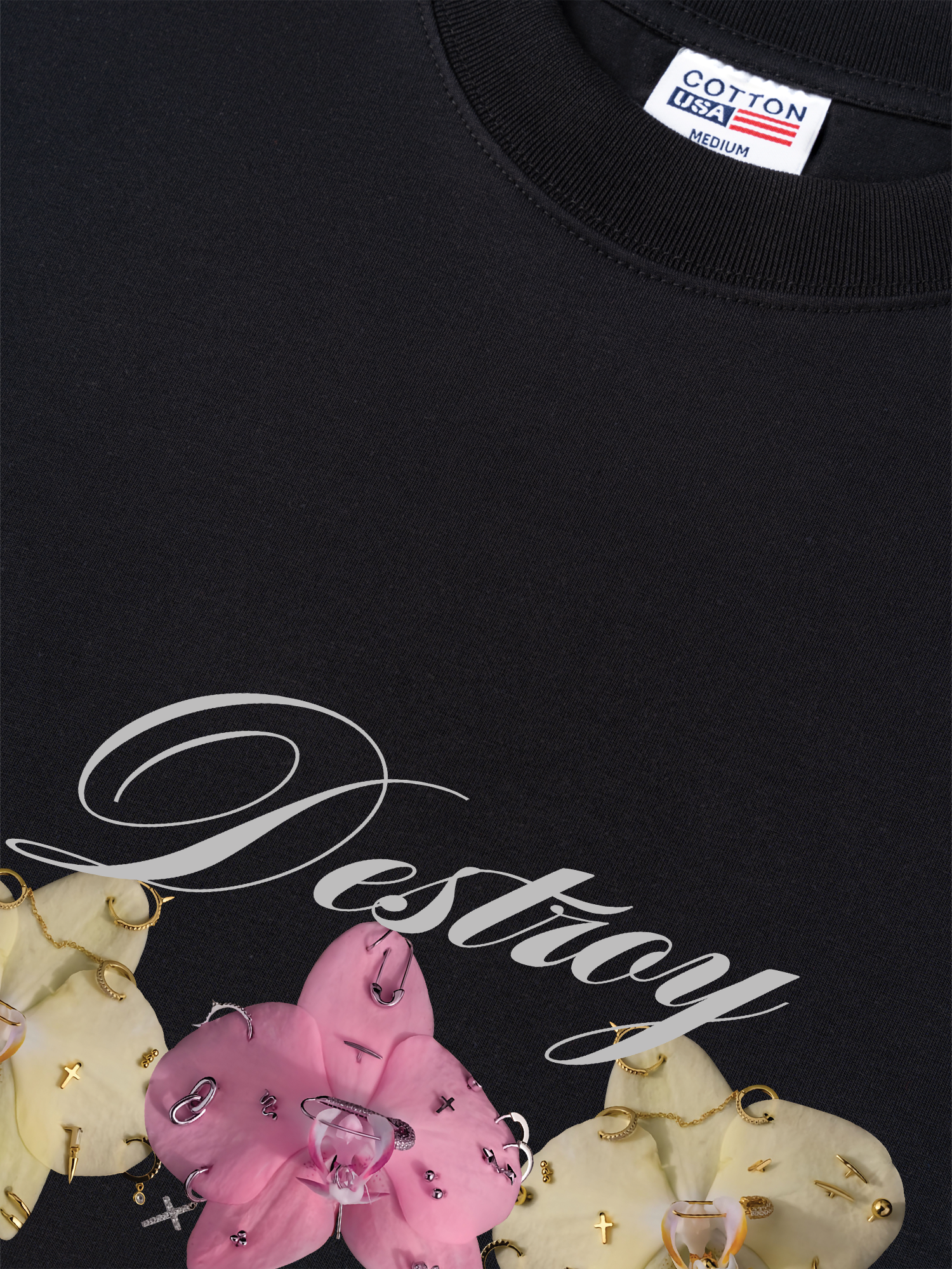 Áo Thun Relaxed Fit Bling Orchid Destroy