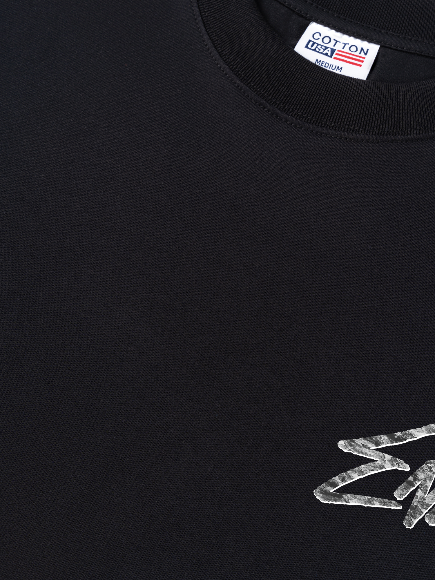 Áo Thun Relaxed Fit Energy Black & White Lucky Kiss
