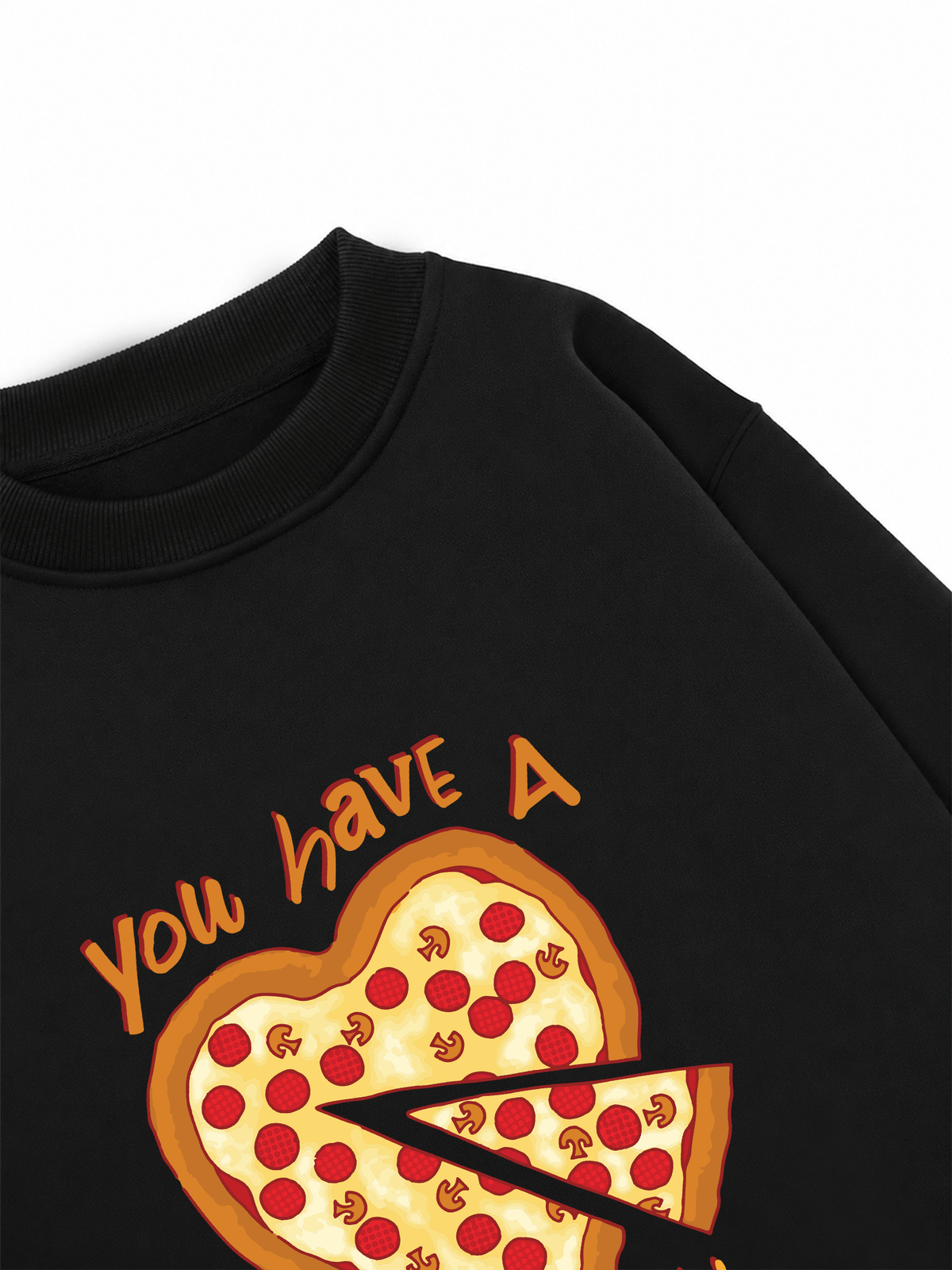 Áo Sweater Nỉ Hai Da Yumy Mood You Have A Pizza