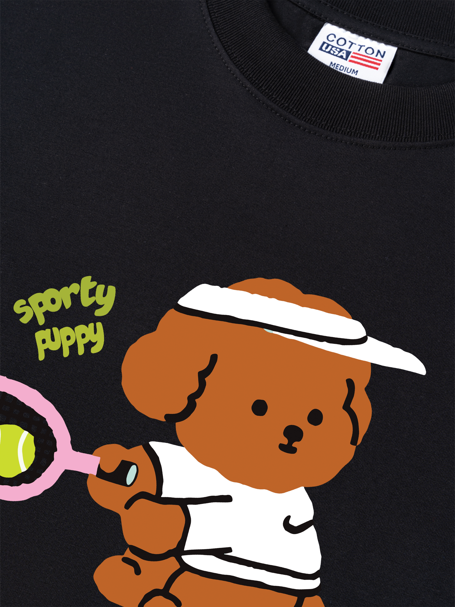 Áo Thun Relaxed Fit Soft Paw Sporty Puppy