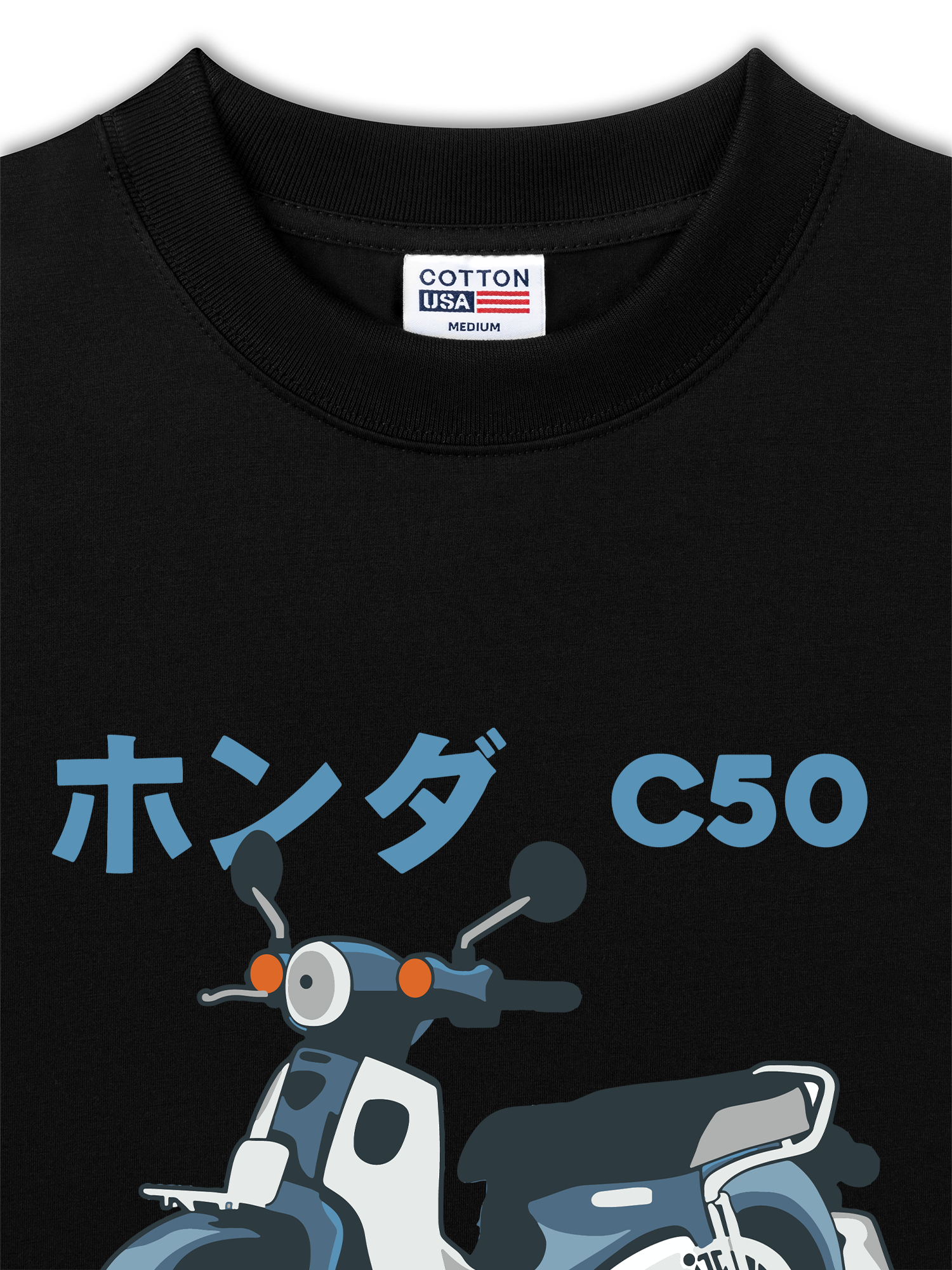Áo Thun Relaxed Fit Motorbike Cub C50