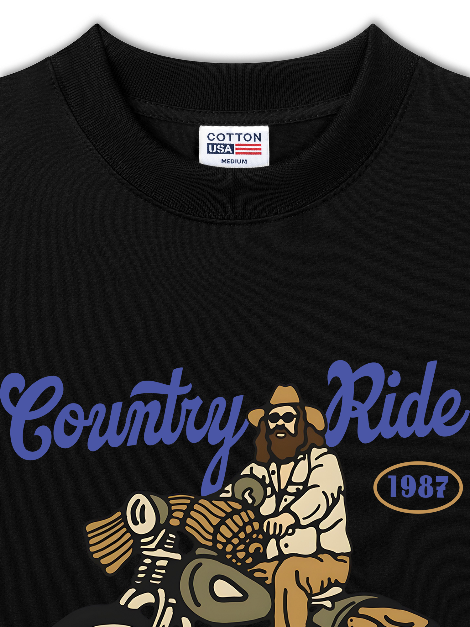 Áo Thun Relaxed Fit Motorbike Country Ride