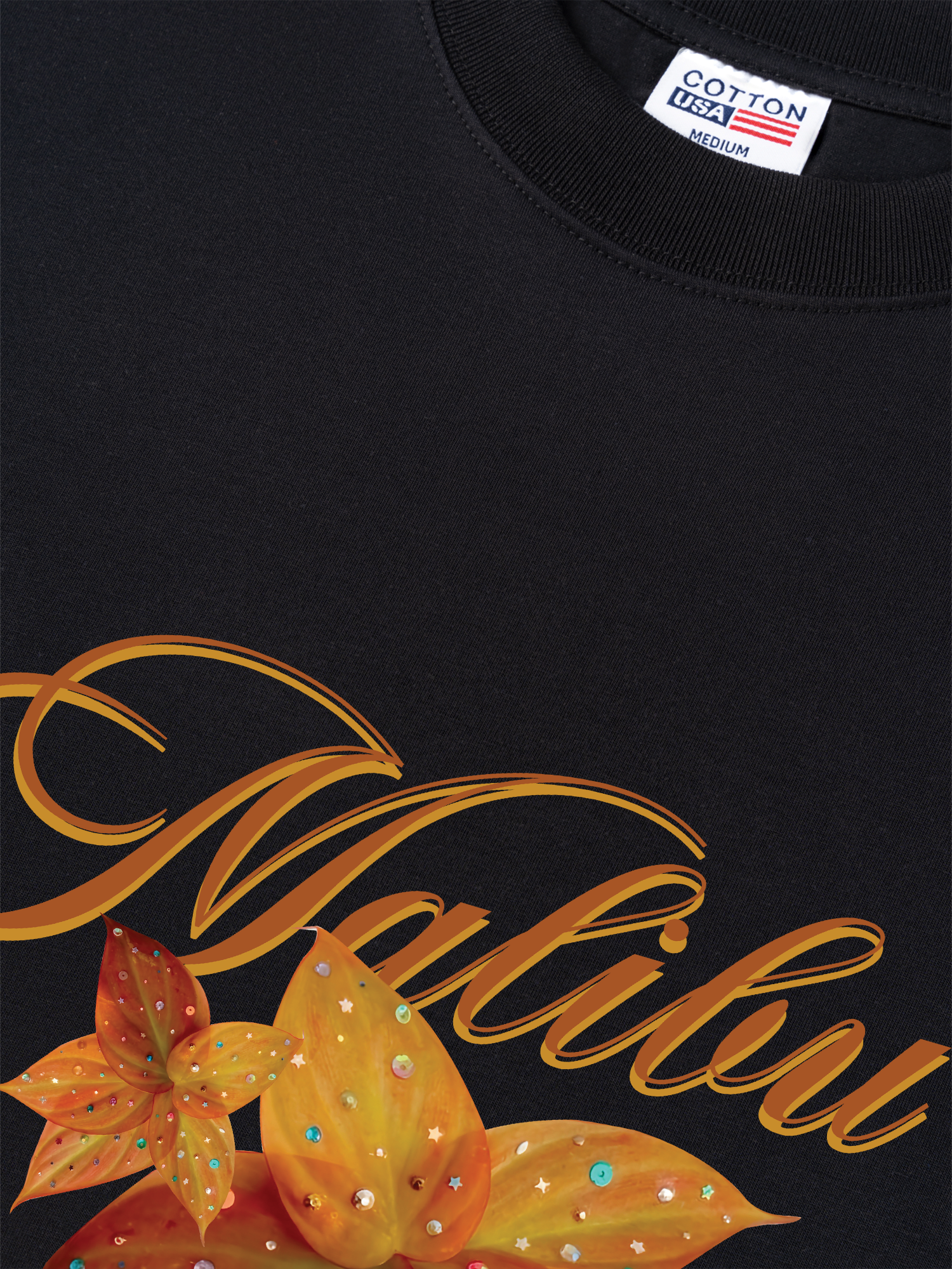 Áo Thun Relaxed Fit Bling Malibu