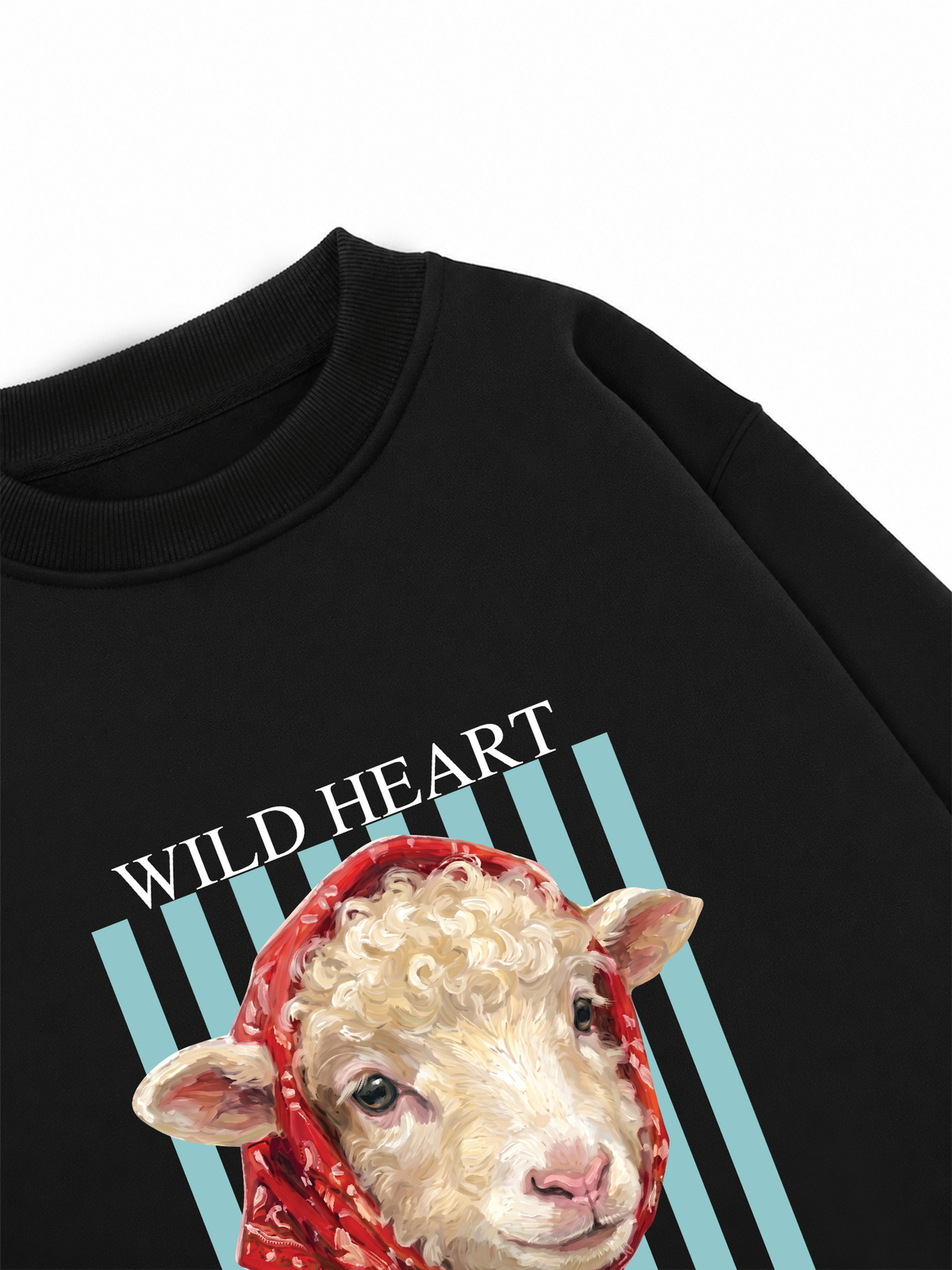 Áo Sweater Nỉ Hai Da Farm Wild Heart Sweet Soul
