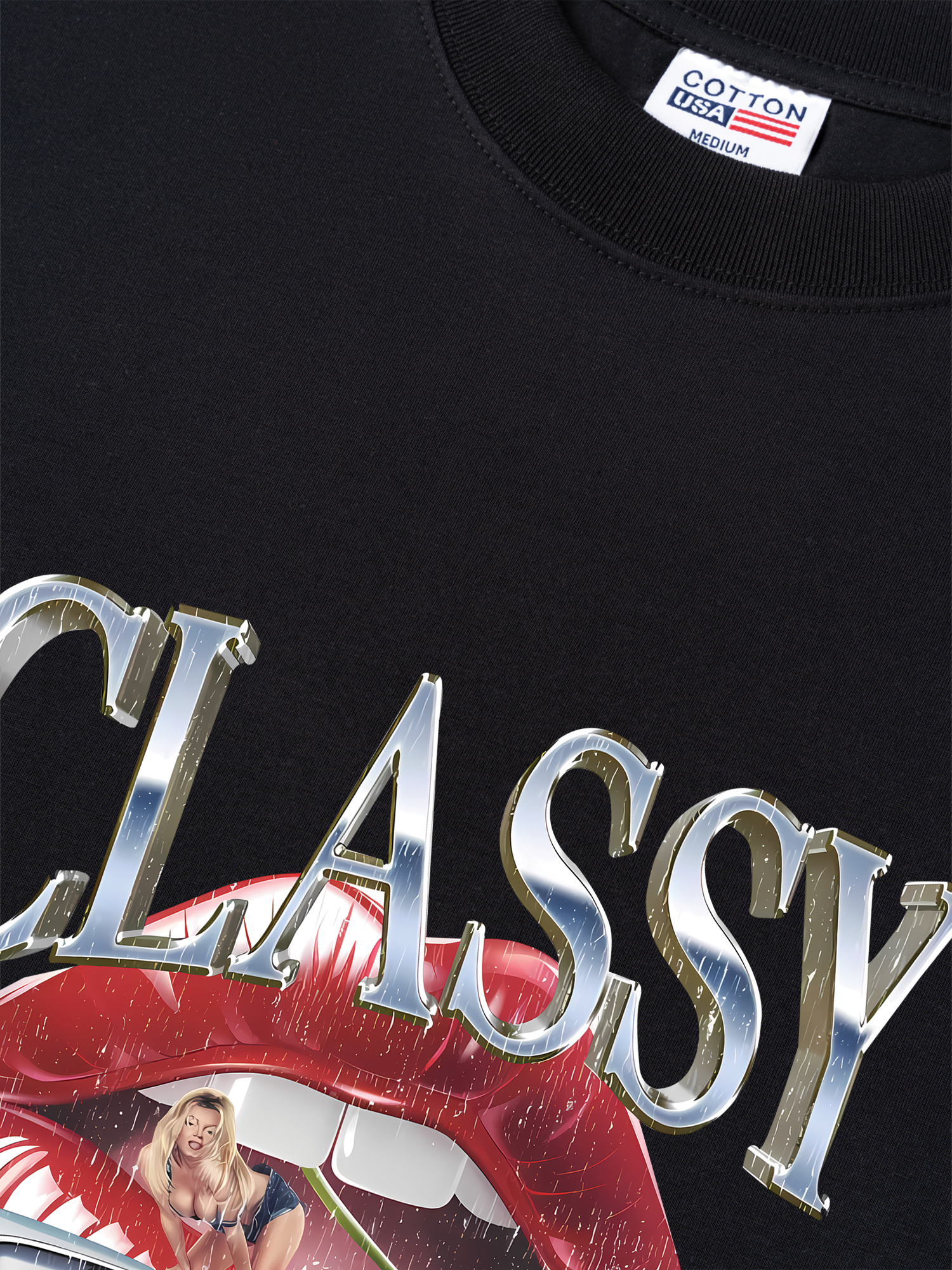 Áo Thun Relaxed Fit Cherry Vintage Classy