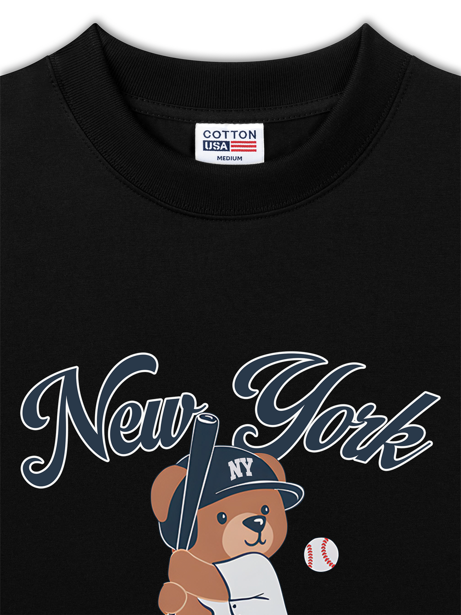 Áo Thun Relaxed Fit Baseball Bear