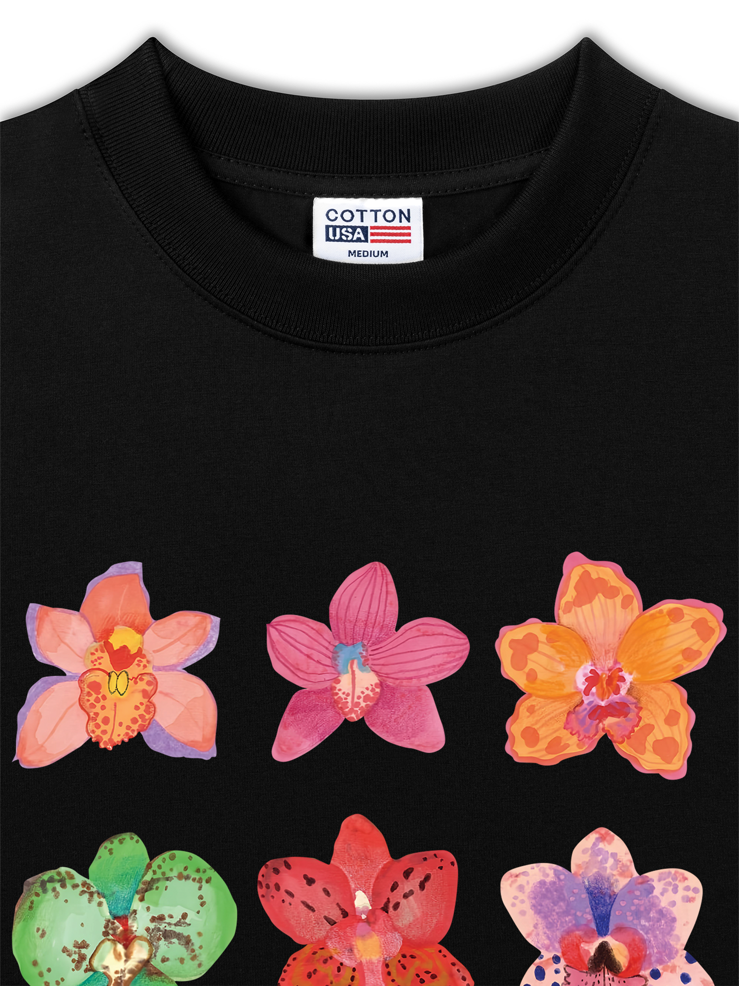 Áo Thun Relaxed Fit Tropical Orchid Bloom