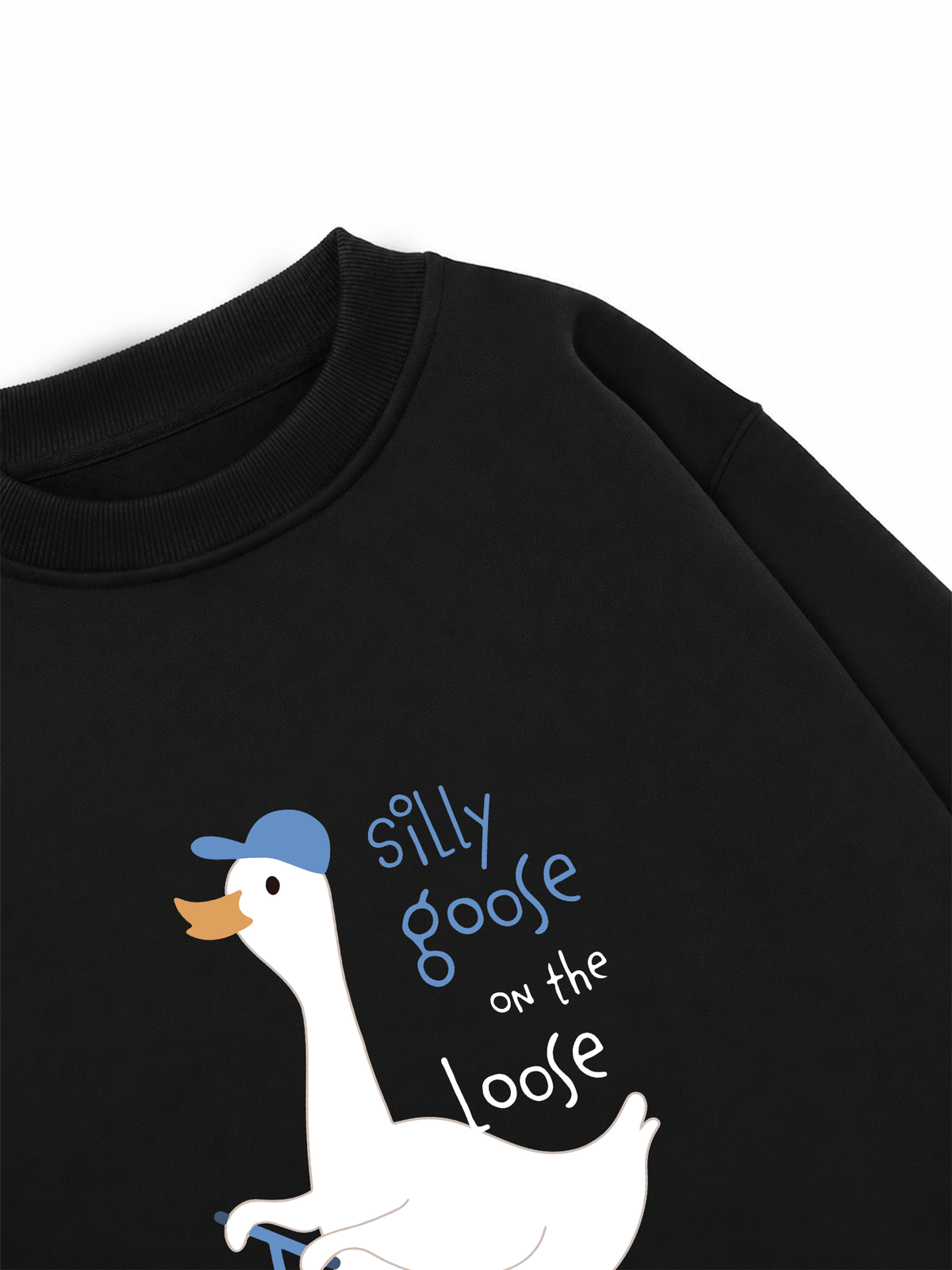 Áo Sweater Nỉ Hai Da Farm Silly Goose On The Loose
