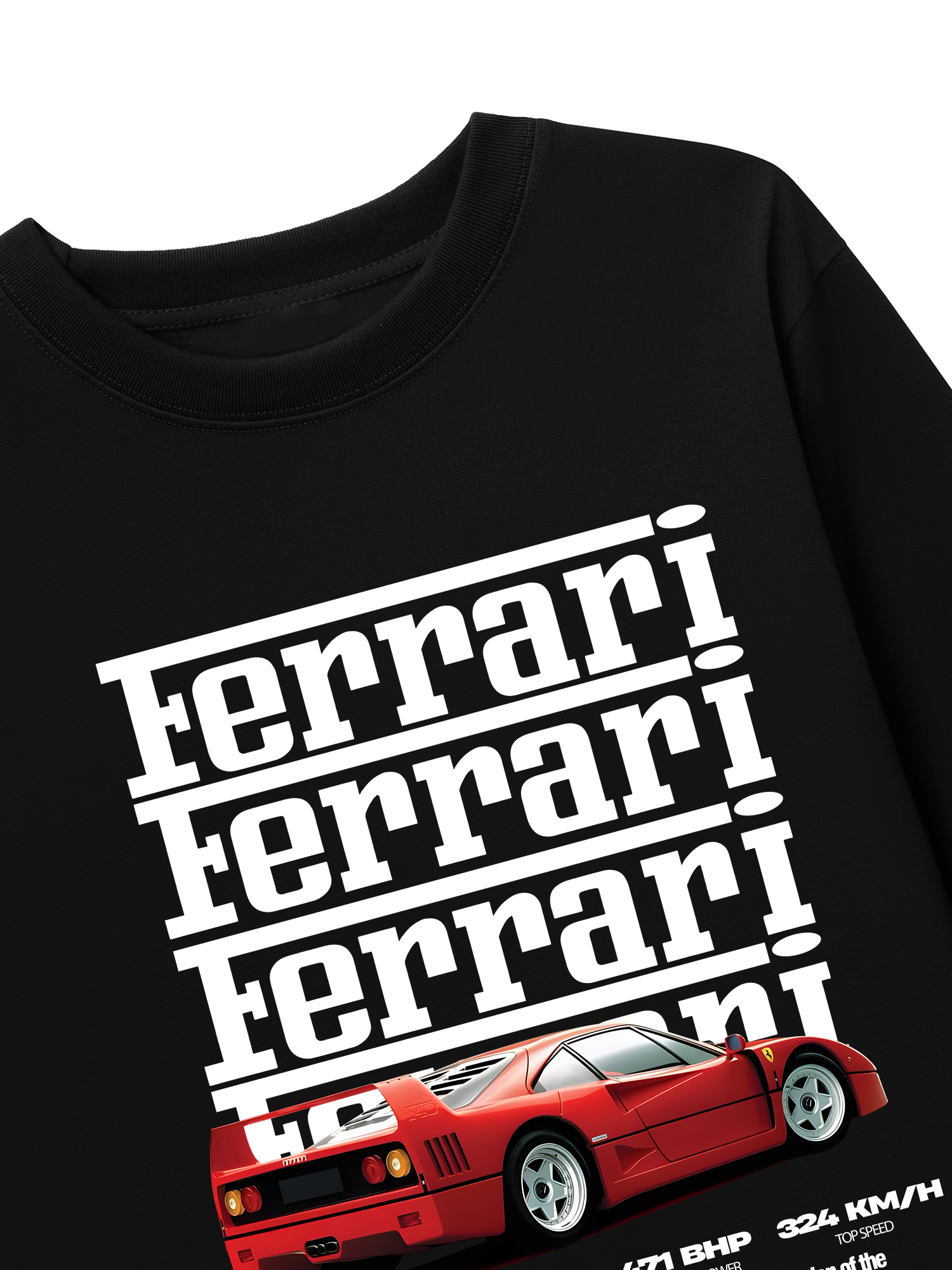 Áo Thun Dài Tay Ferrari Competizione F-40