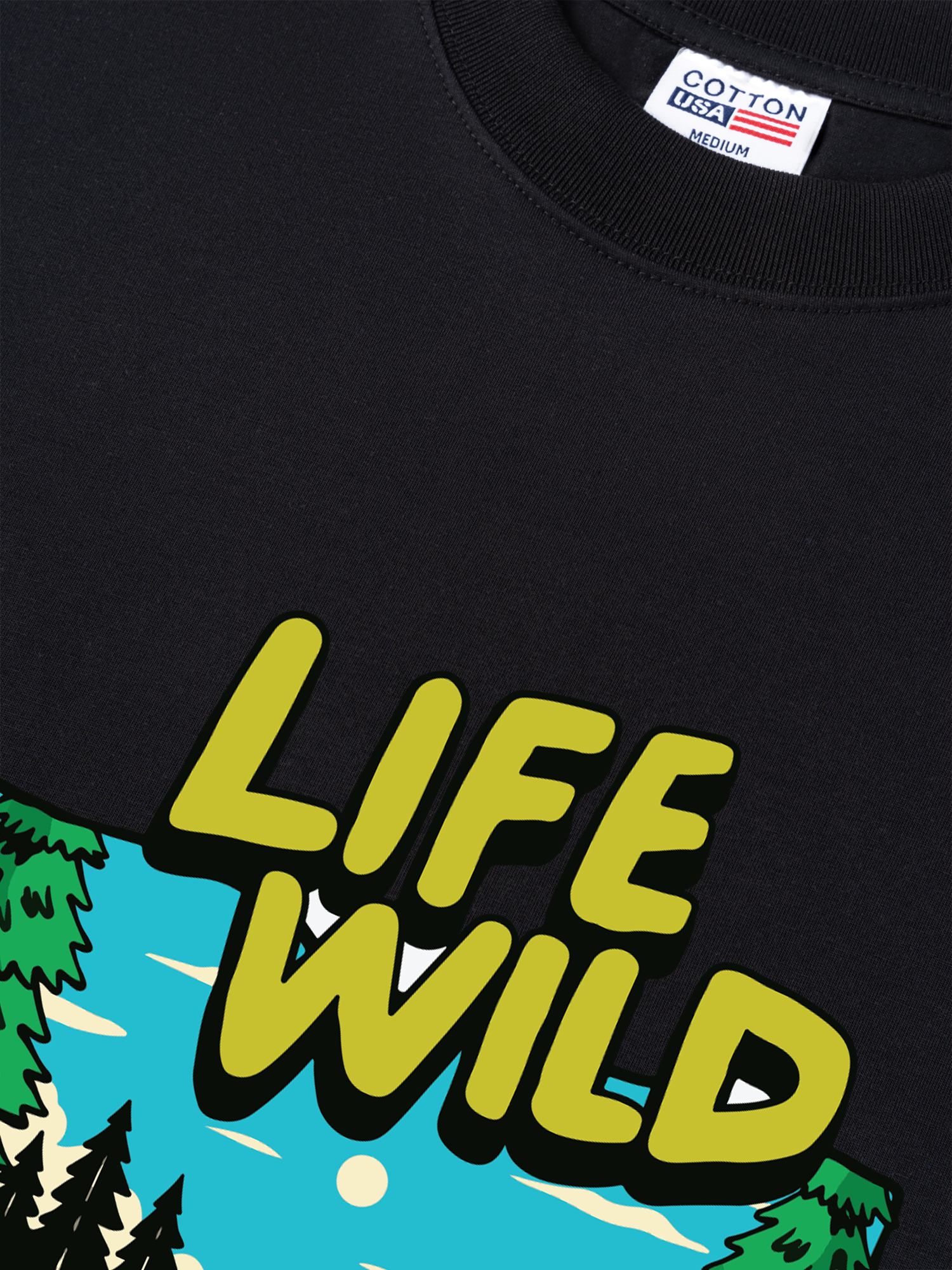 Áo Thun Relaxed Fit Adventure Life Wild