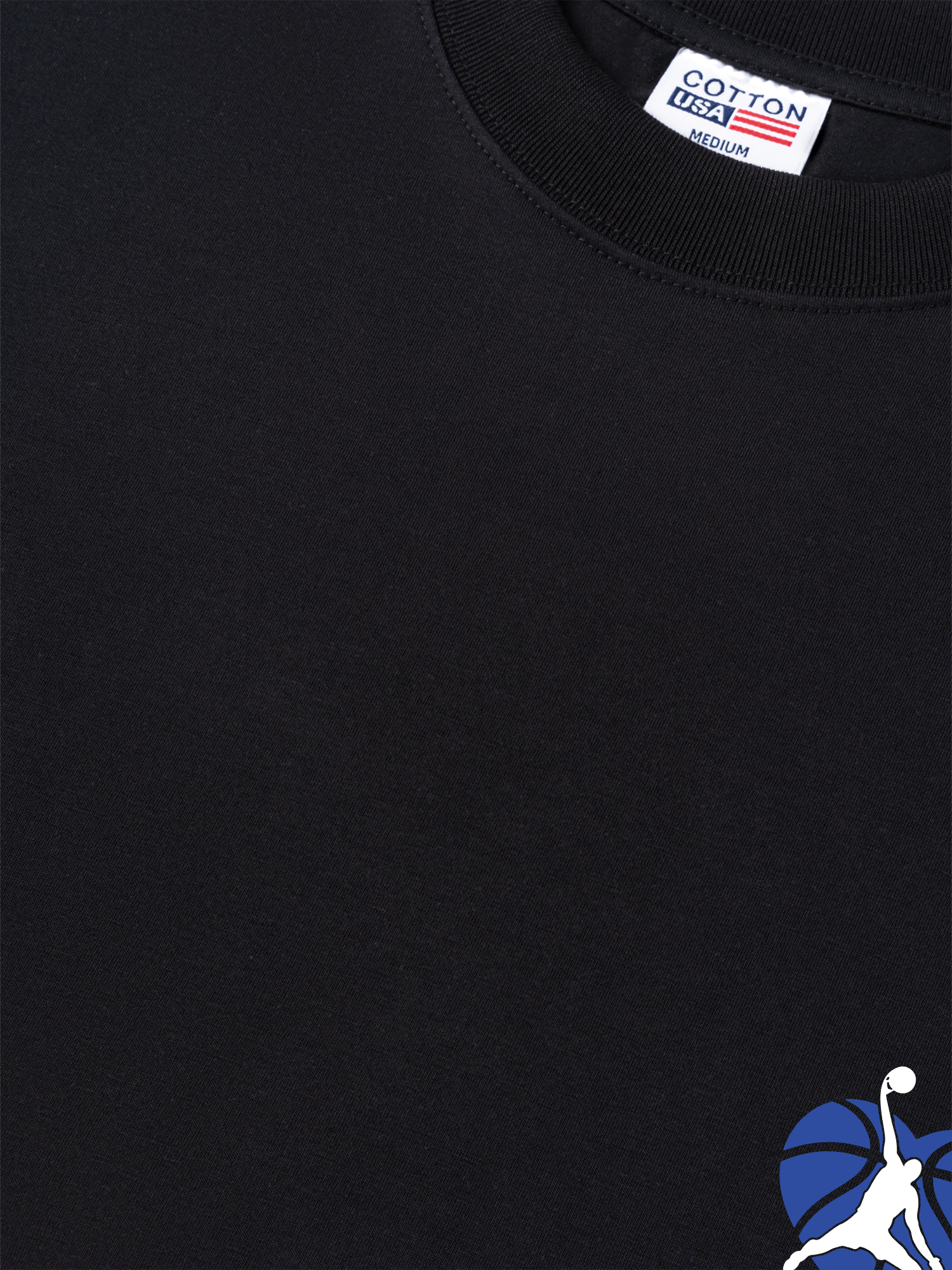 Áo Thun Relaxed Fit Mể Bóng Rổ Blue