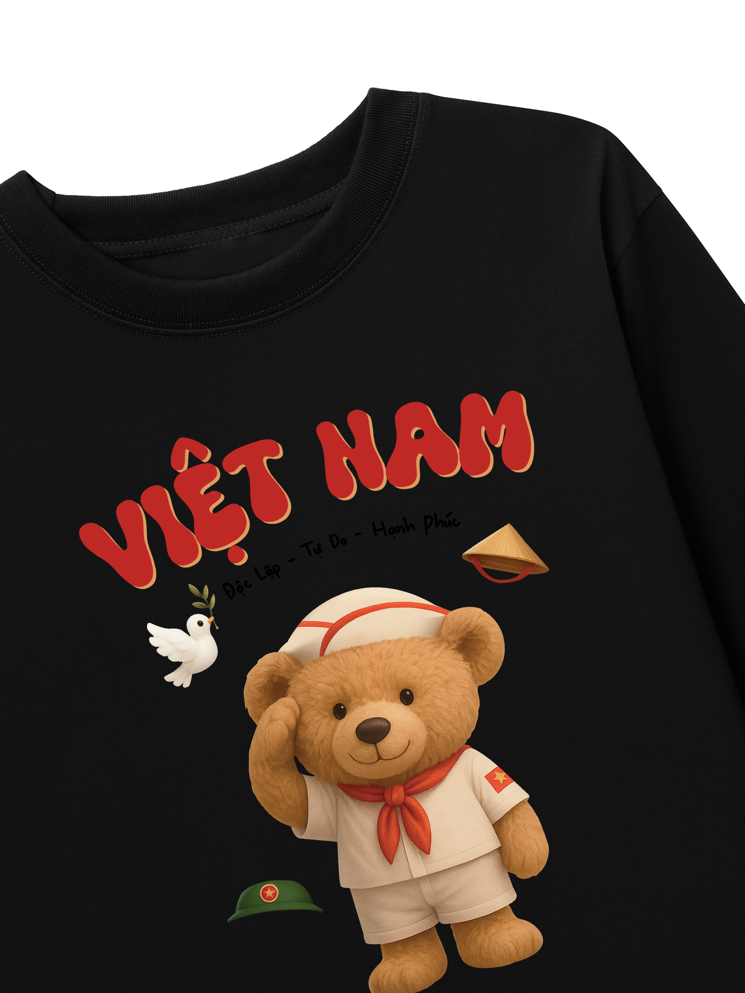 Áo Thun Dài Tay Việt Nam Teddy