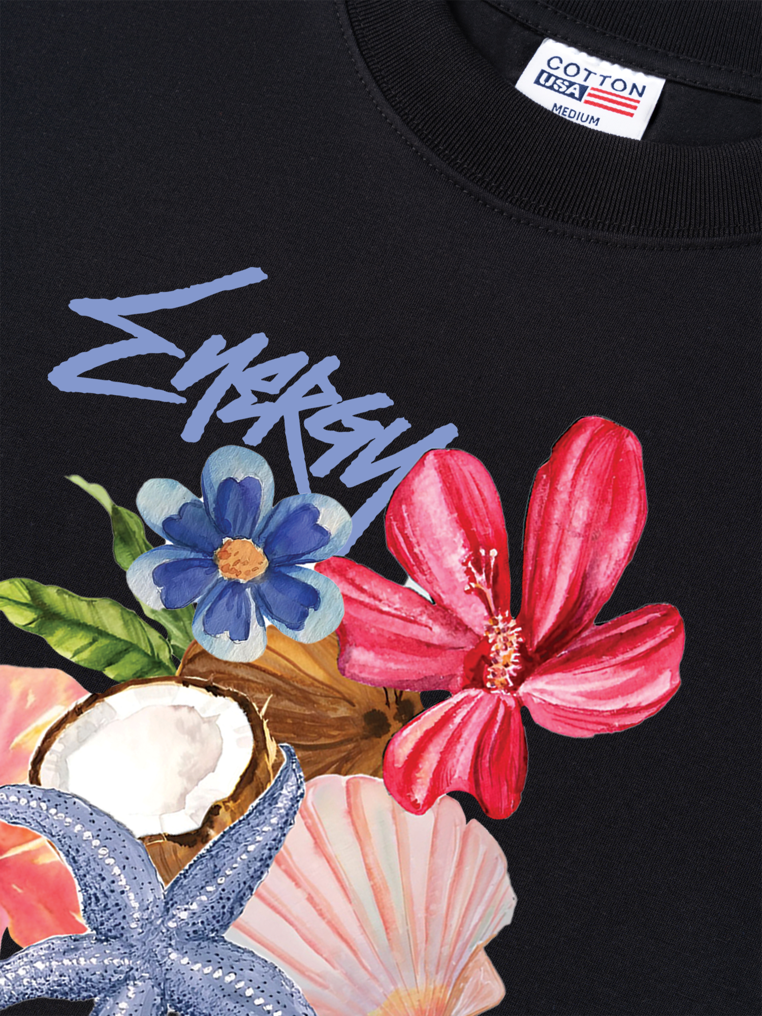 Áo Thun Relaxed Fit Energy Sea Breeze