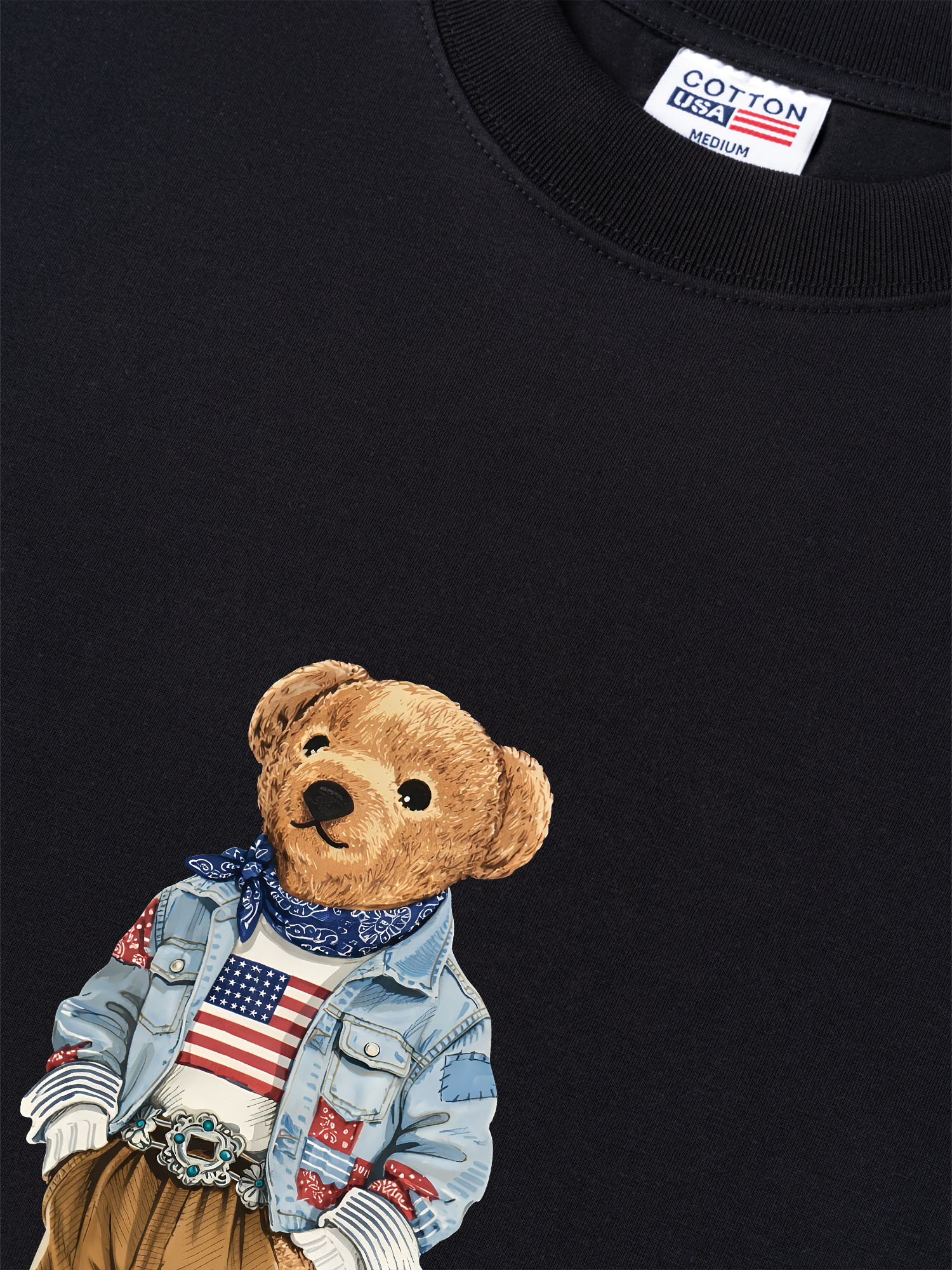 Áo Thun Relaxed Fit  Cowboy Bear