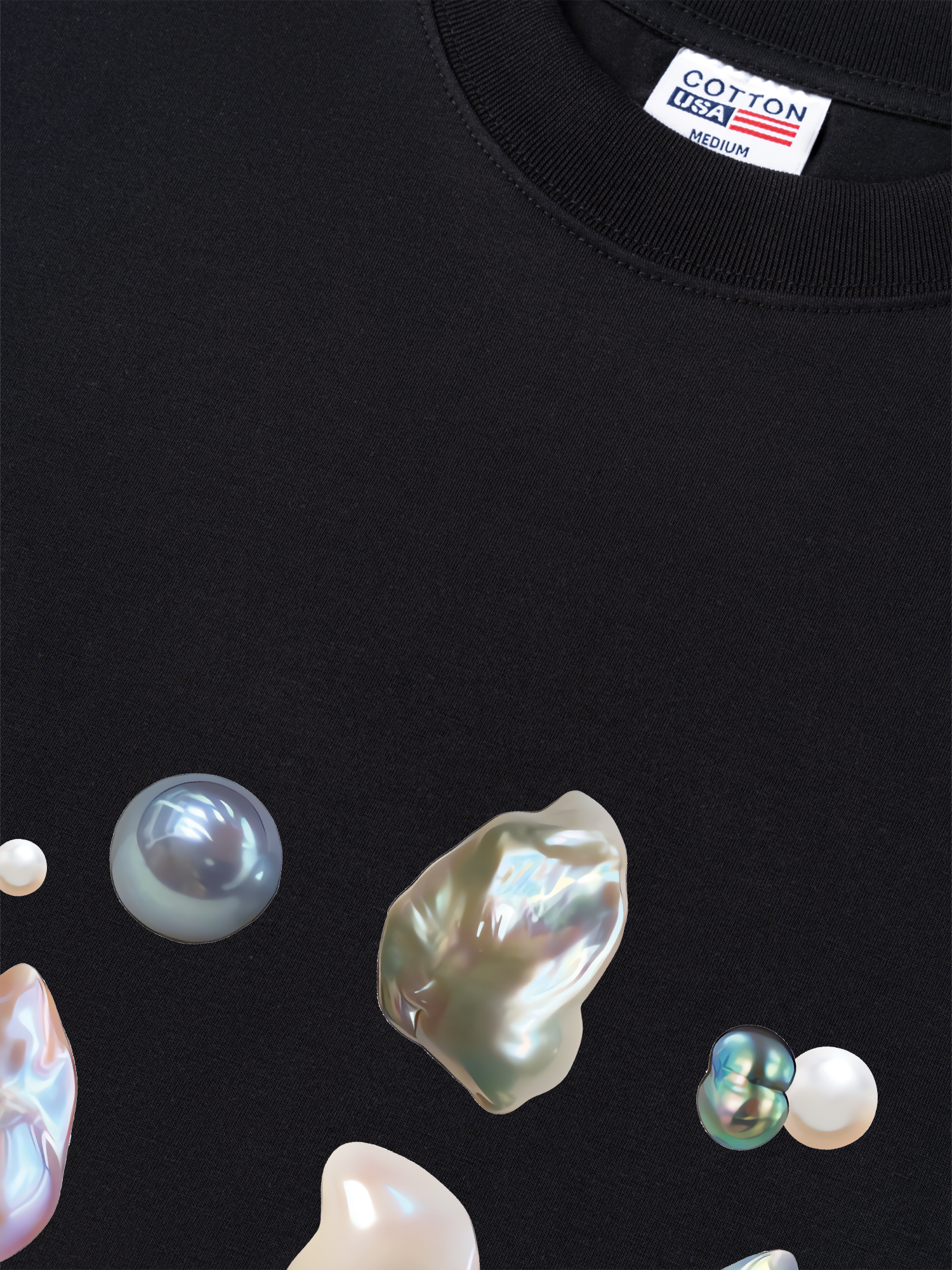 Áo Thun Relaxed Fit Bling Pearl