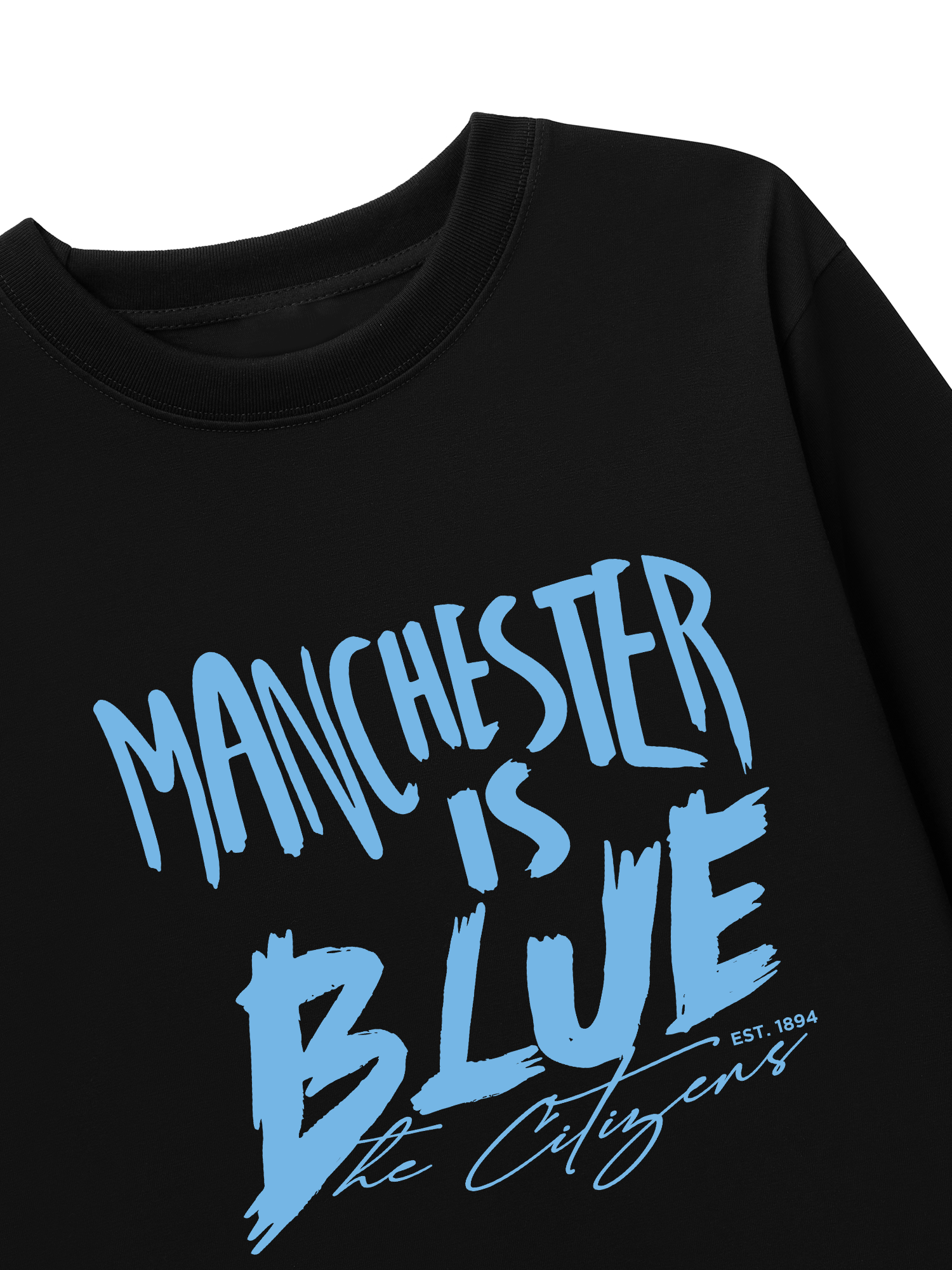 Áo Thun Dài Tay Manchester is Blue