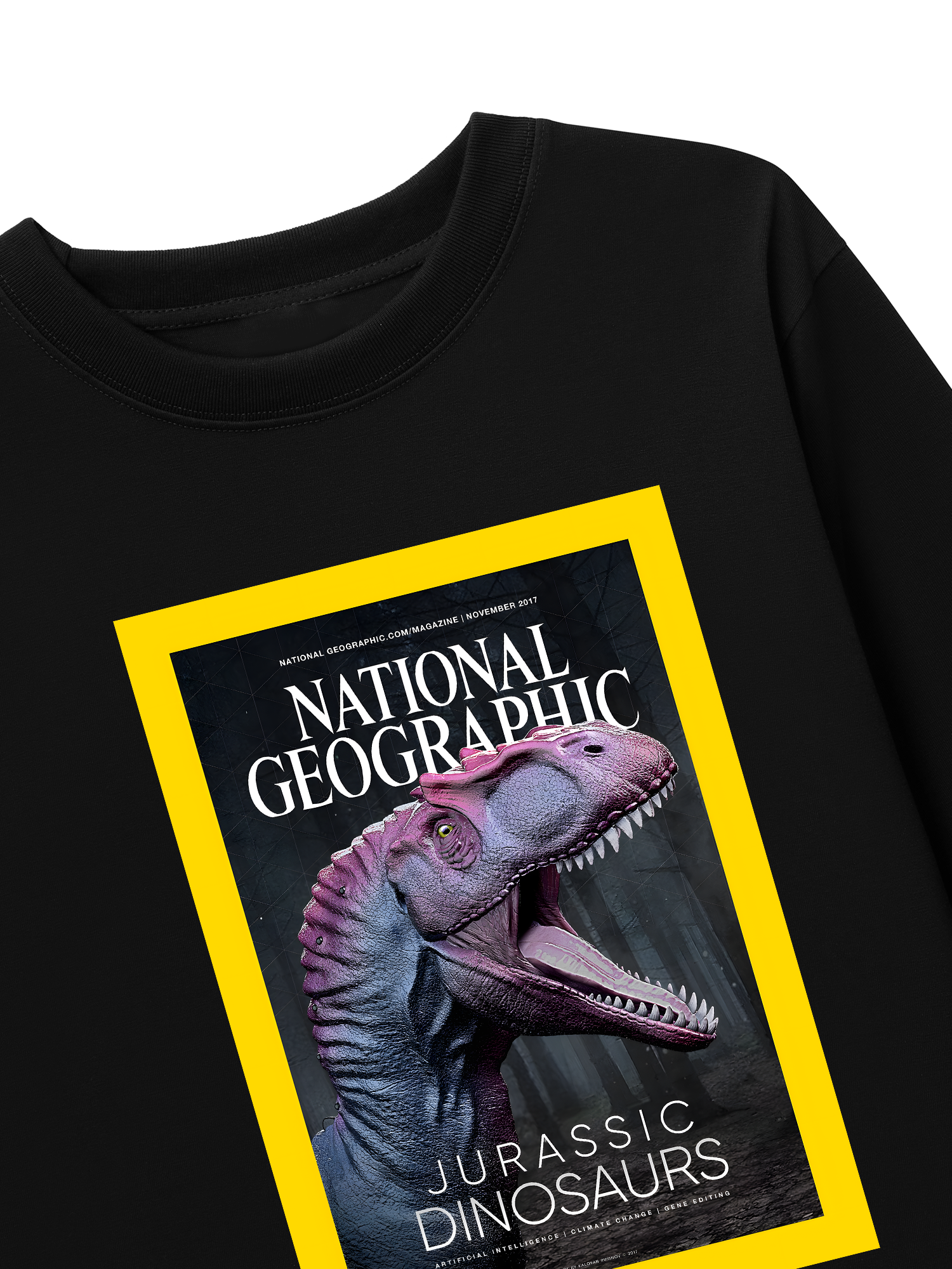 Áo Thun Dài Tay Wild Life Jurassic Dinosaurs