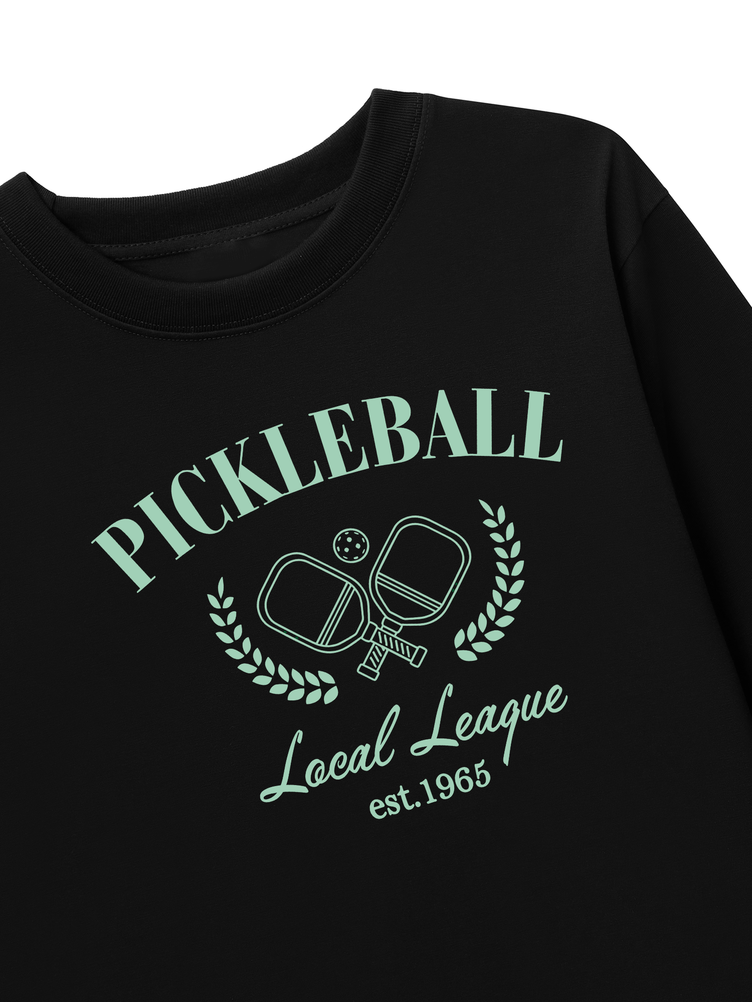 Áo Thun Dài Tay Pickleball Green Local League