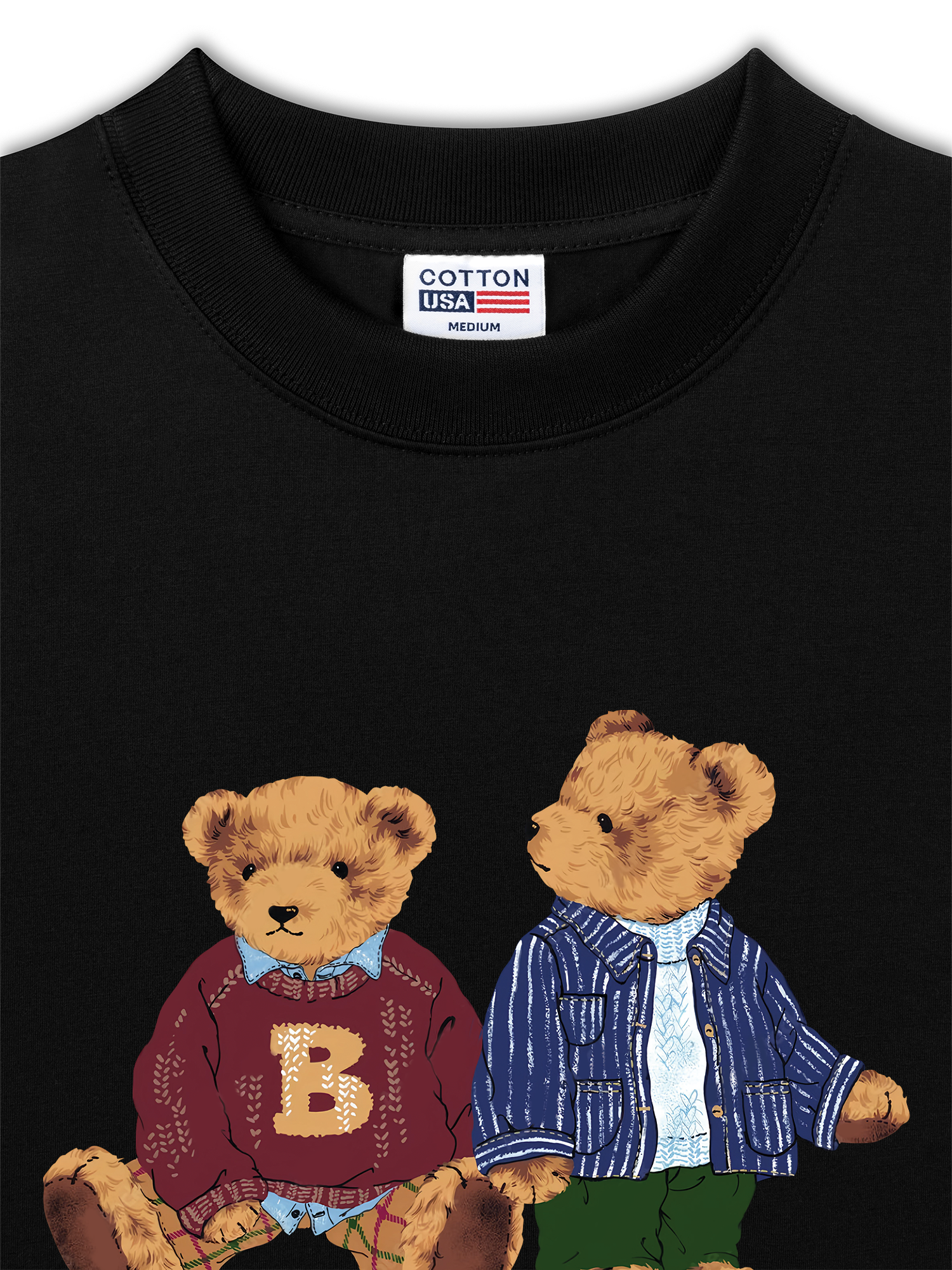 Áo Thun Relaxed Fit Brown Bear